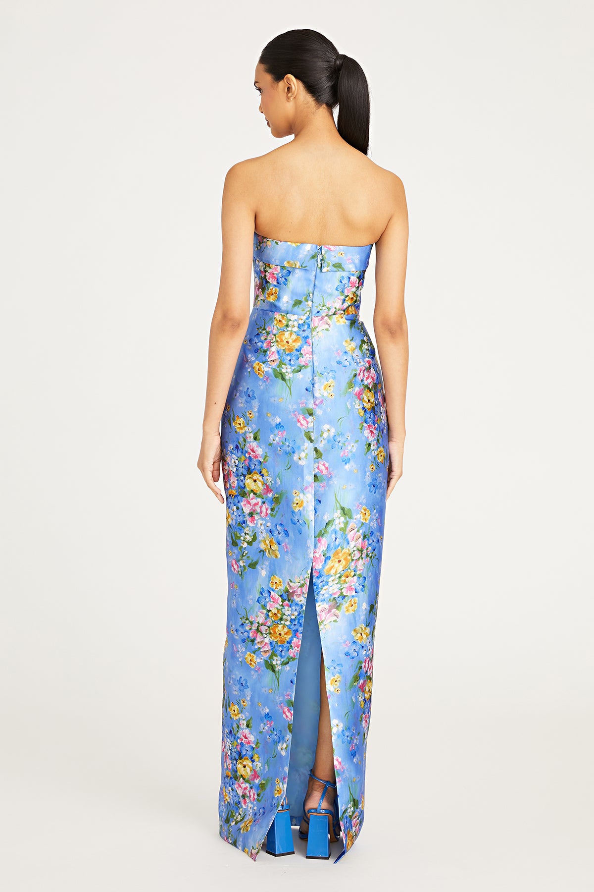 Cassia Strapless Mikado Gown