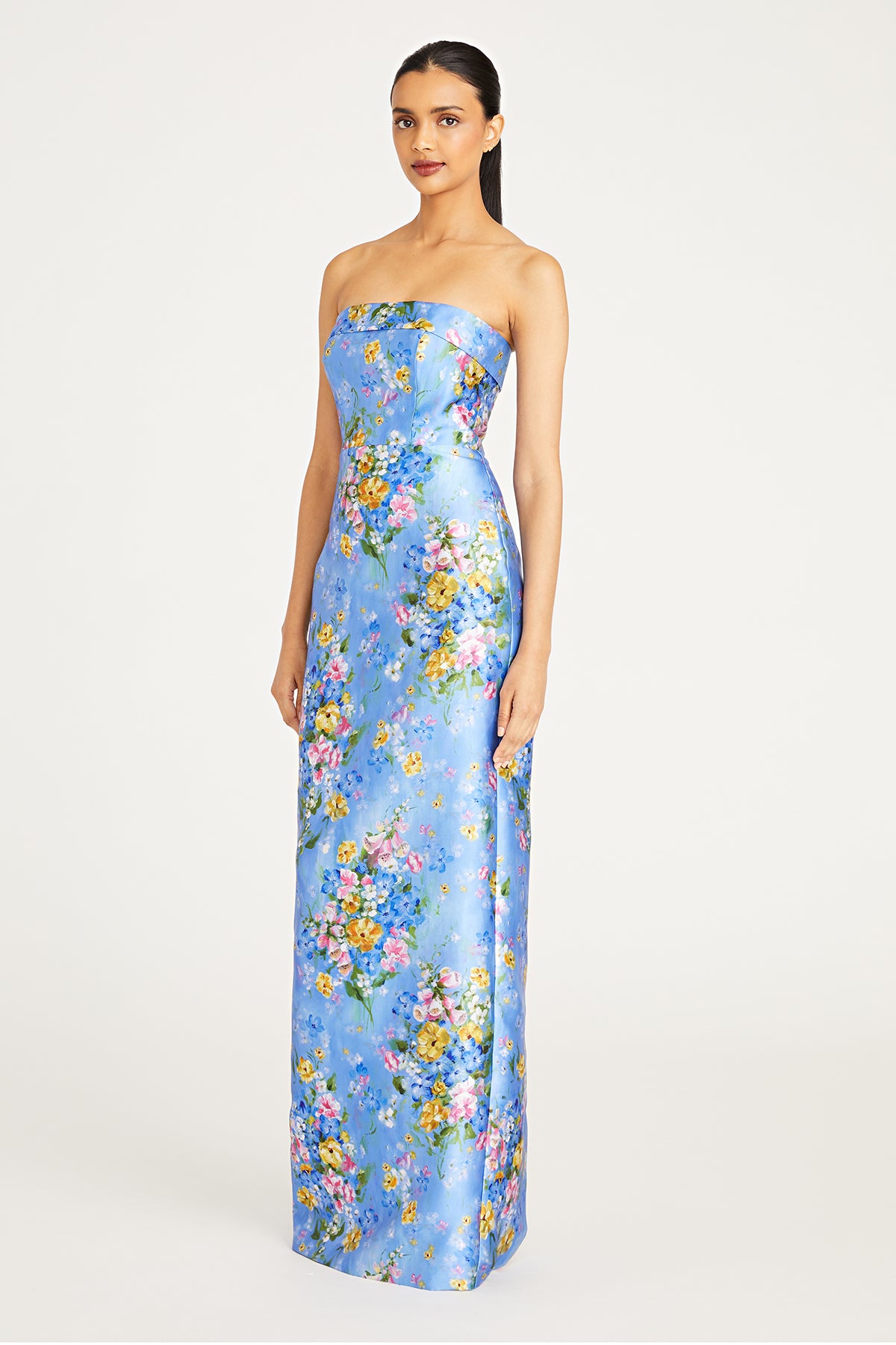 Cassia Strapless Mikado Gown