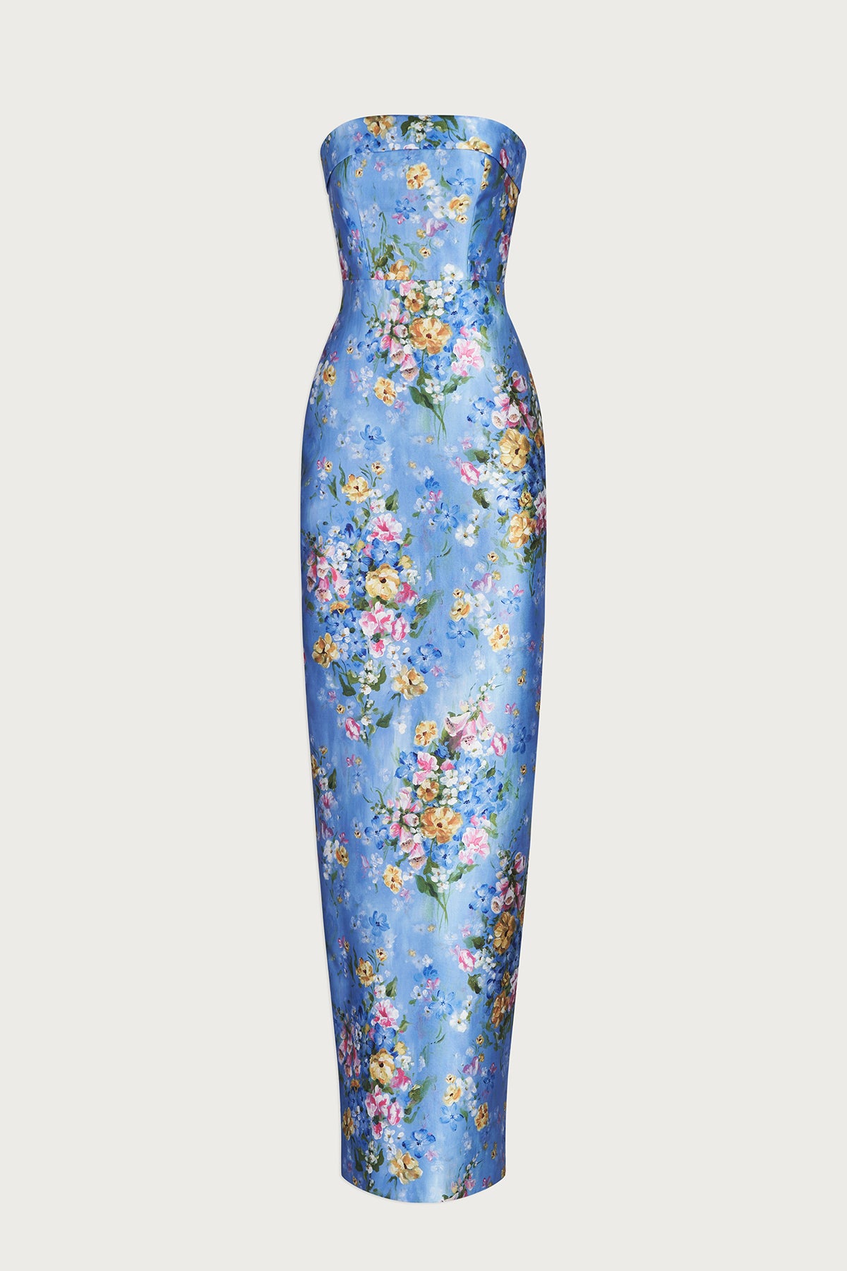 Cassia Strapless Mikado Gown