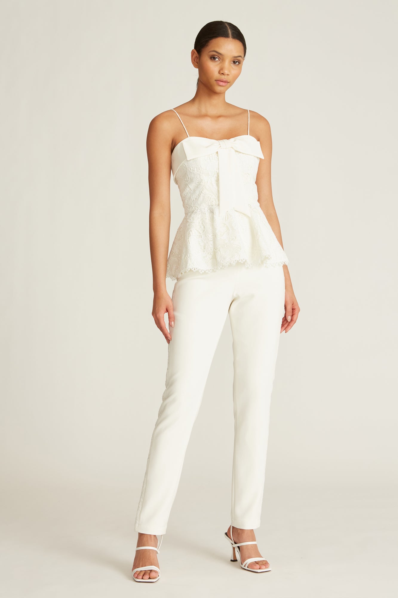 Shelby Lace Tuxedo Stripe Pant