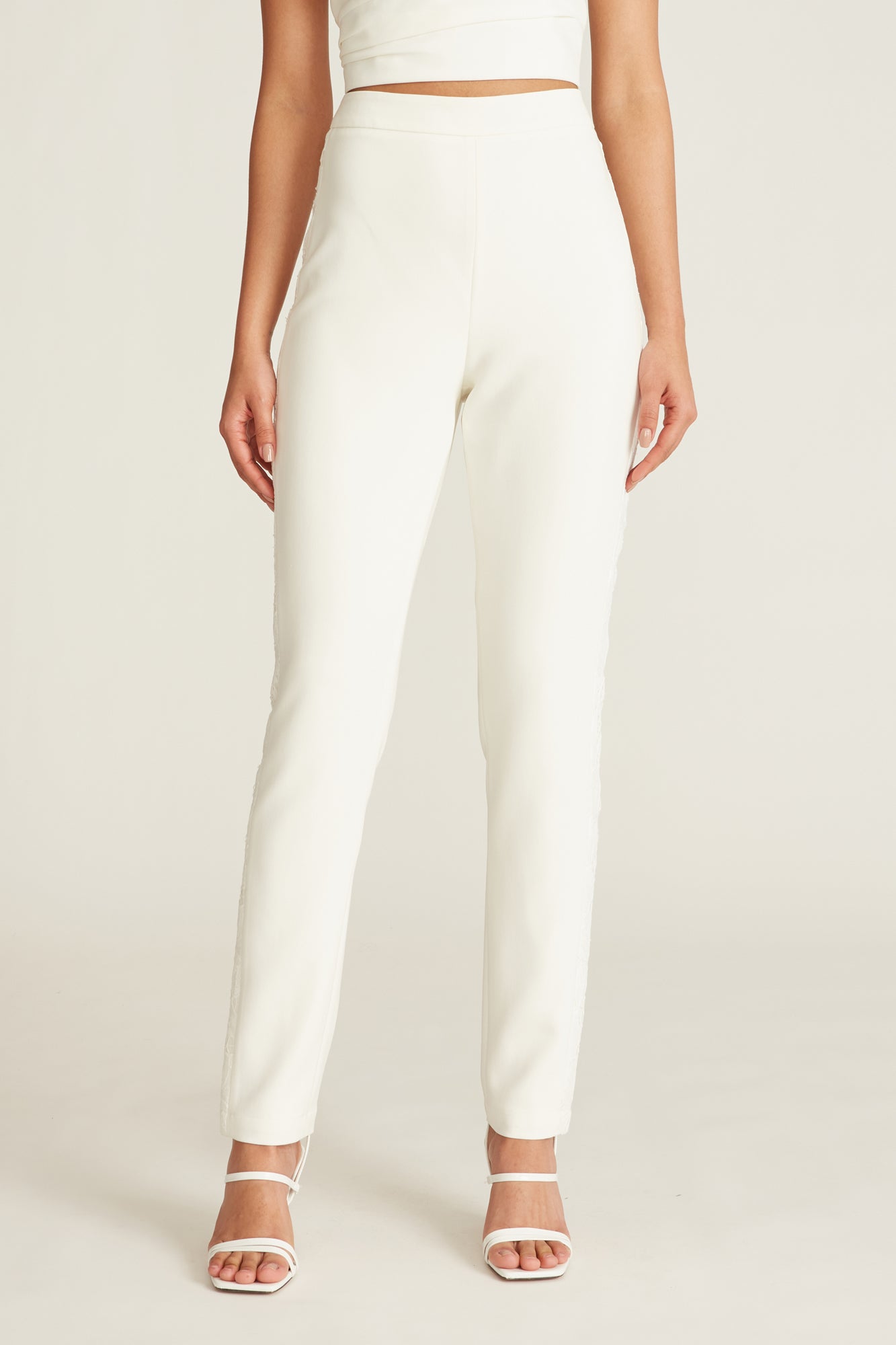 Shelby Lace Tuxedo Stripe Pant