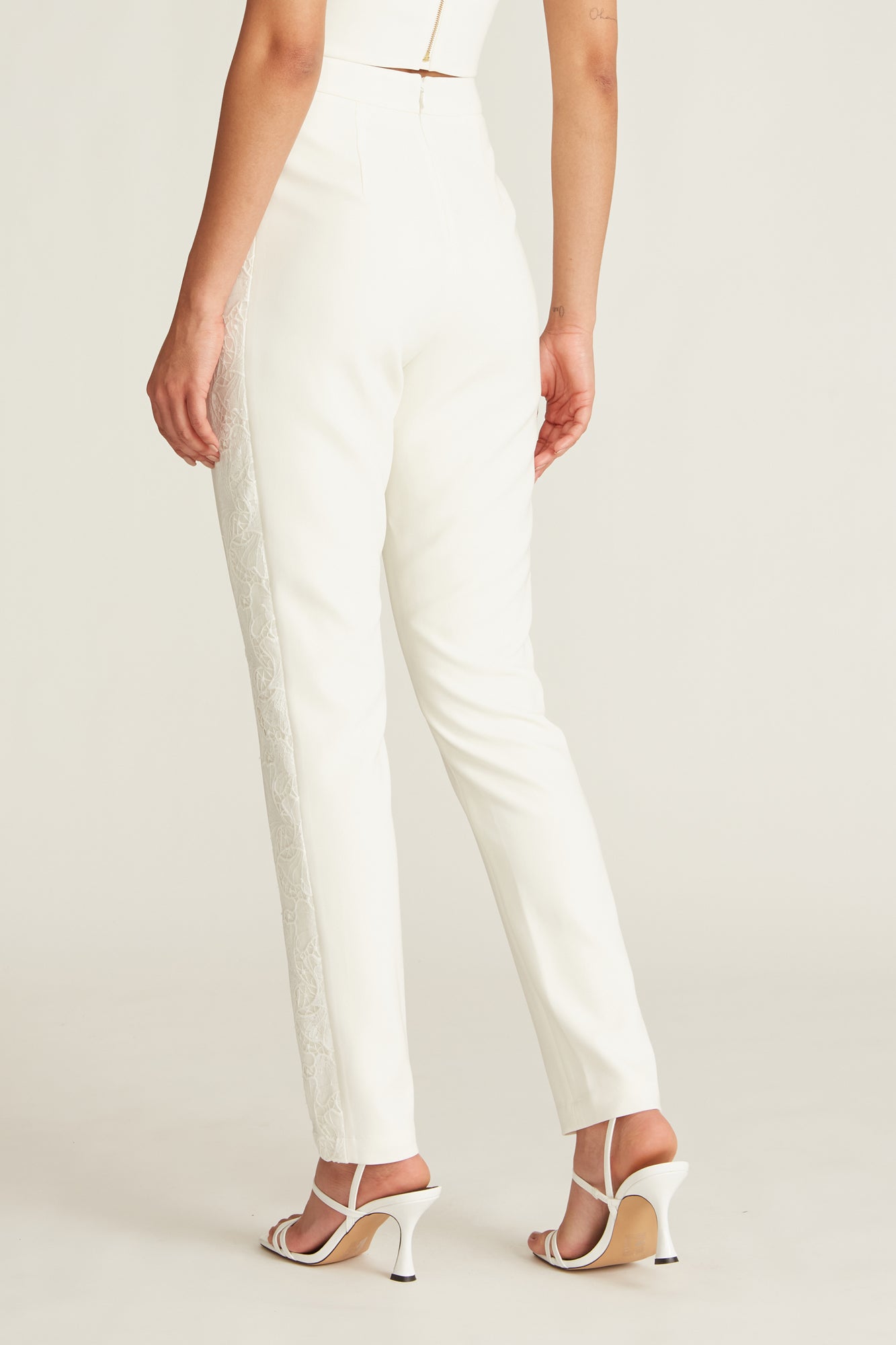 Shelby Lace Tuxedo Stripe Pant