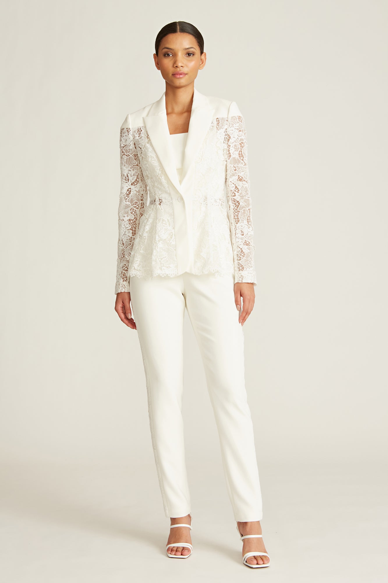 Shelby Lace Tuxedo Stripe Pant