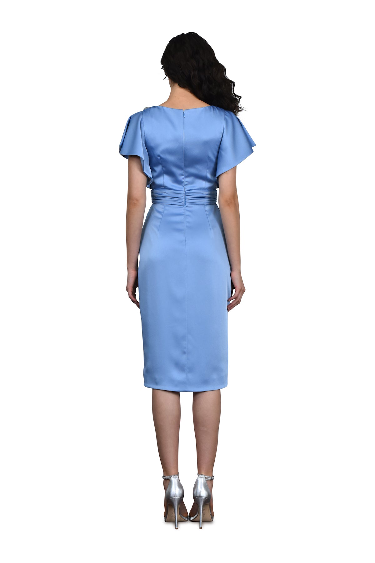 Heavy Charmeuse Cocktail Dress THEIA Heavy Charmeuse Cocktail Dress THEIA