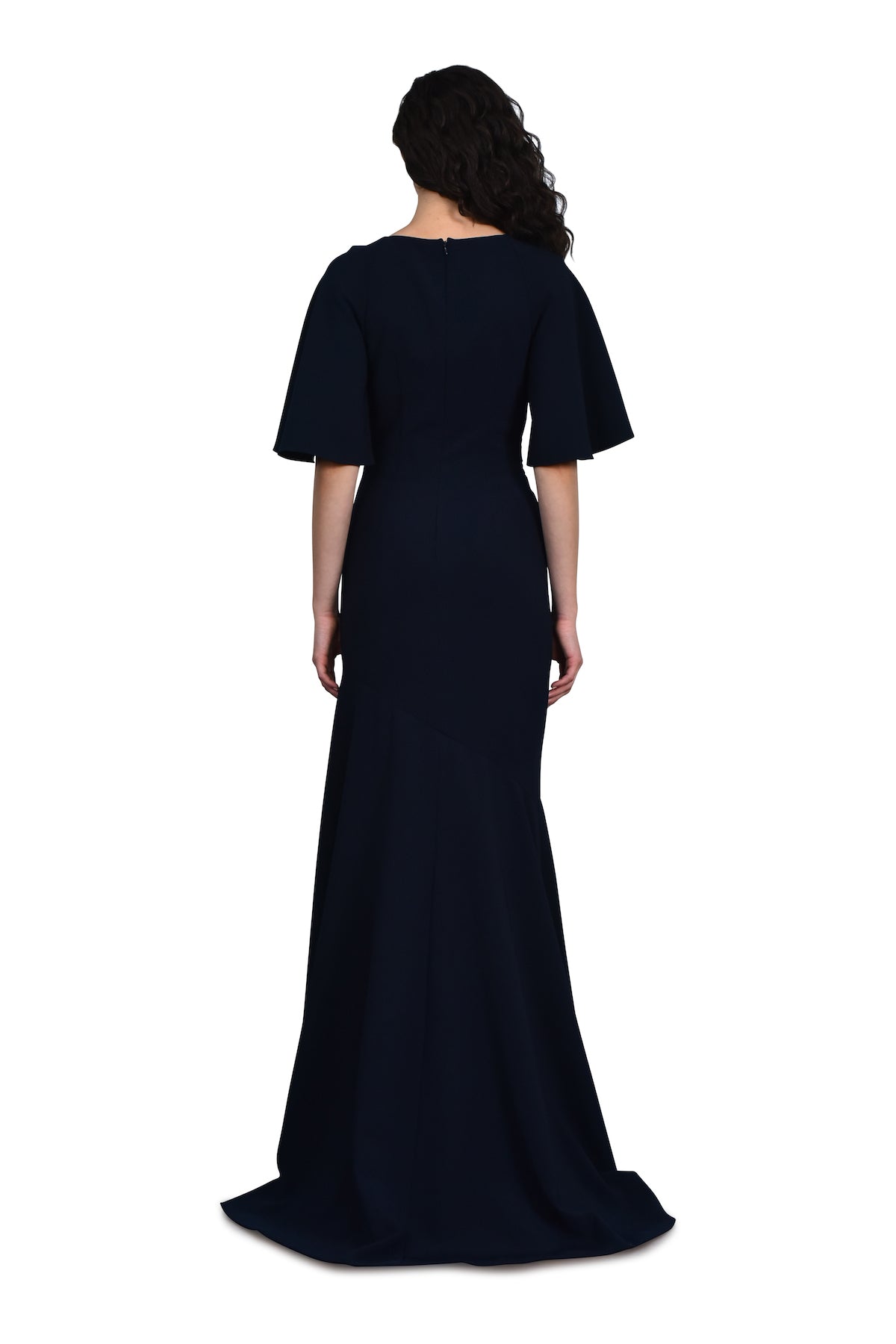 Theia navy on sale mermaid gown