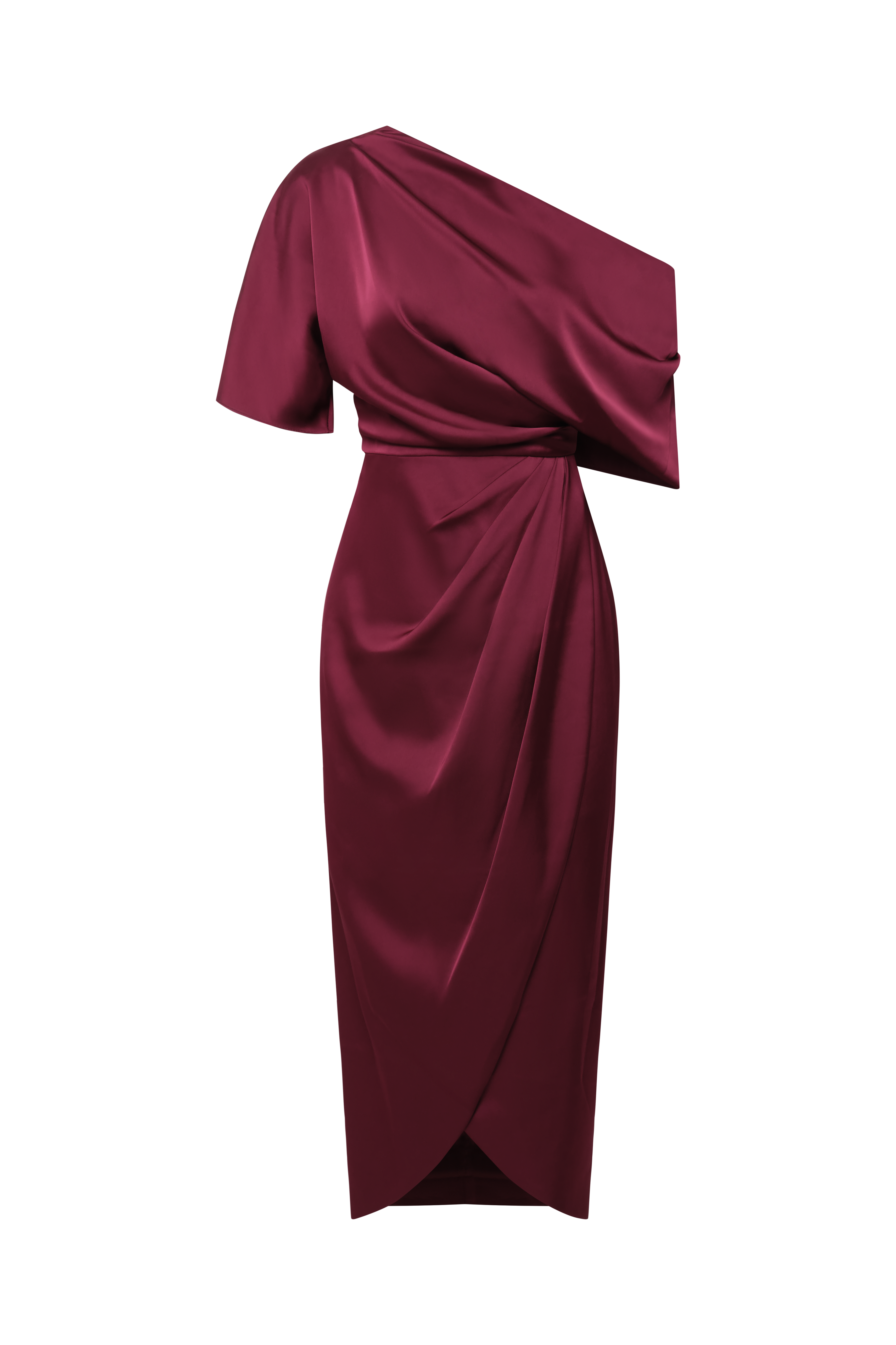 Rayna One Shoulder Draped Gown