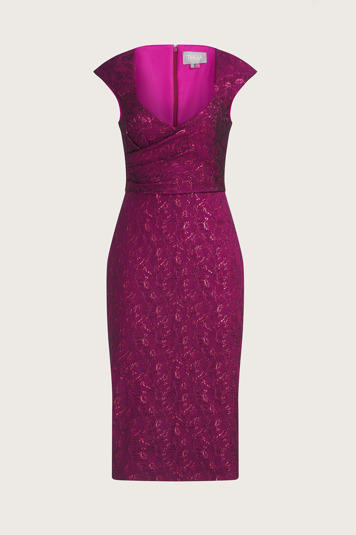 Omnia Fitted Cocktail Dress – THEIA
