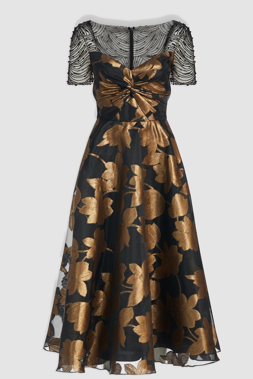 Sonya Sweetheart A Line Dress THEIA Sonya Sweetheart A Line Dress THEIA