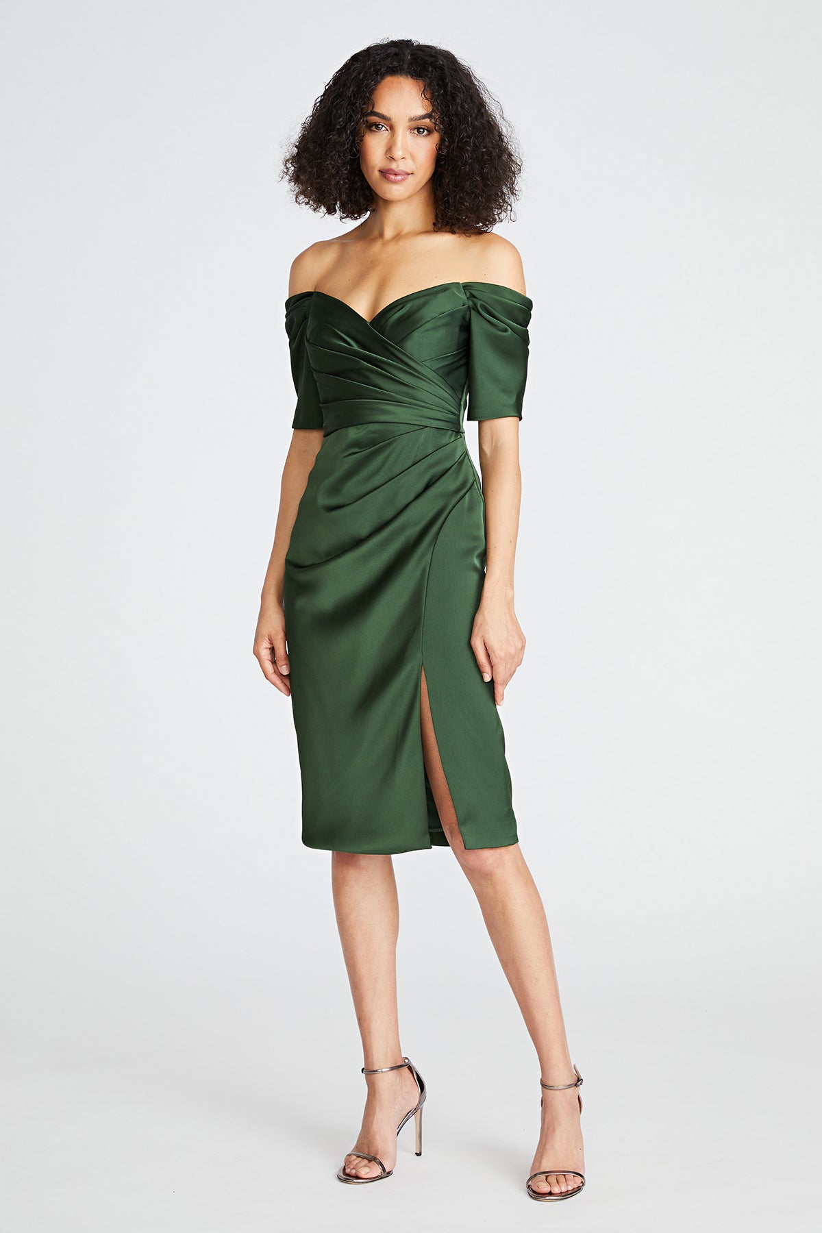 Holland Satin Cocktail Dress – THEIA