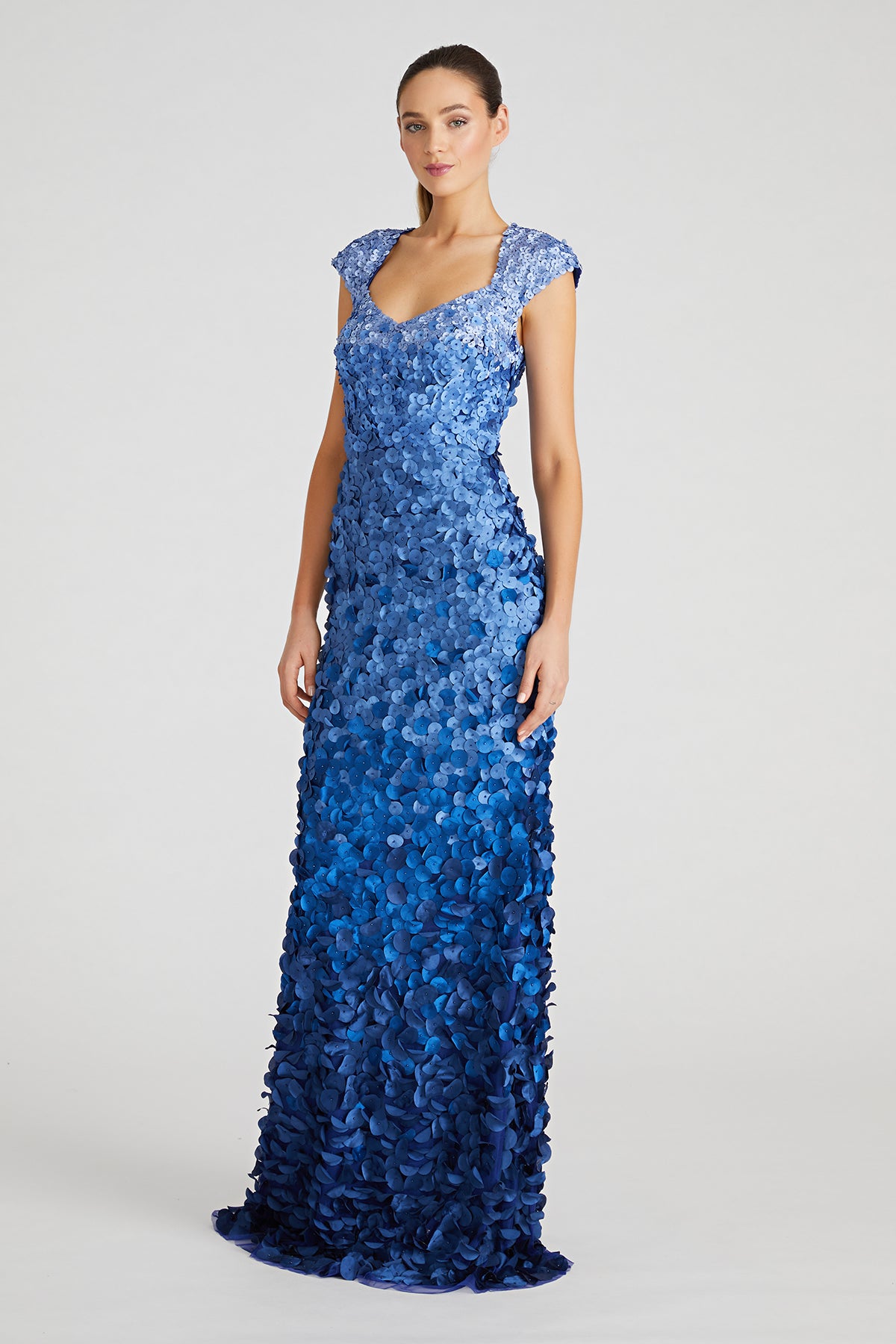 Chelsea Ombre Petal Gown
