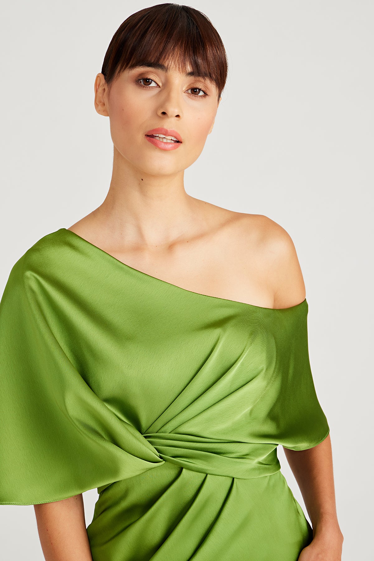 Theia Polly Cocktail Dress - Green - US 10 (M) Theia Polly Cocktail Dress - Green - US 10 (M)