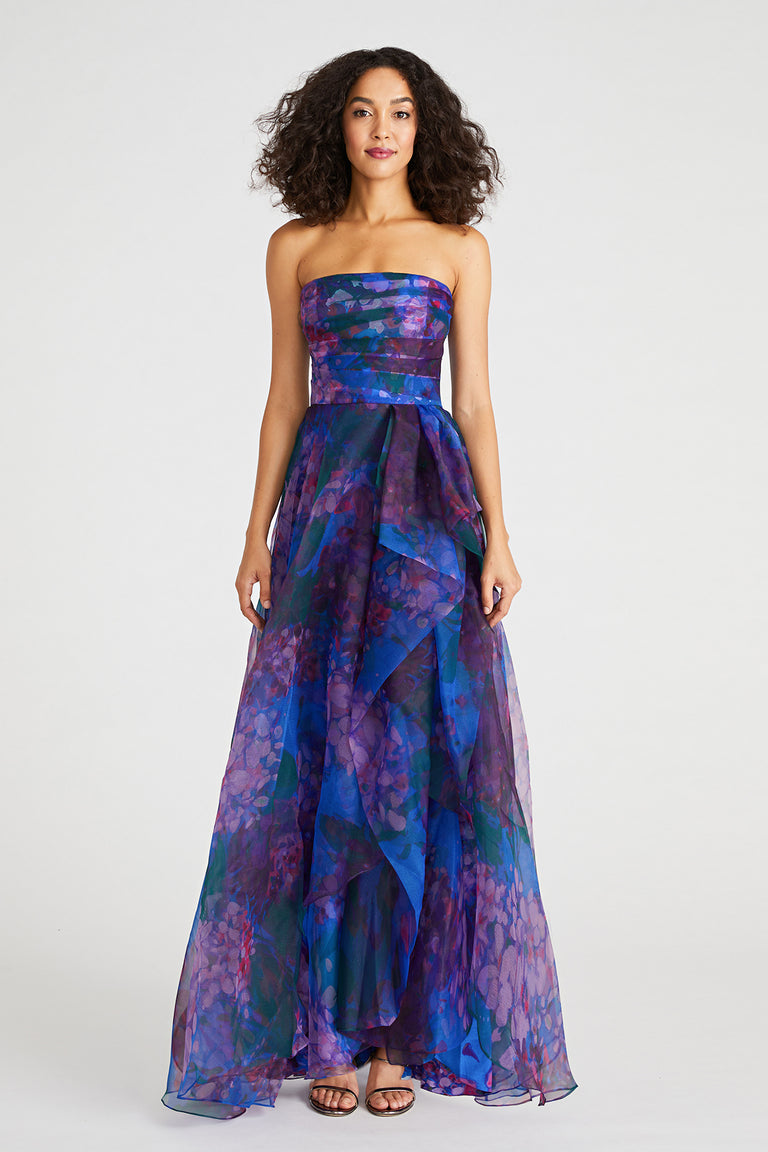 Dorian Strapless Gown – THEIA