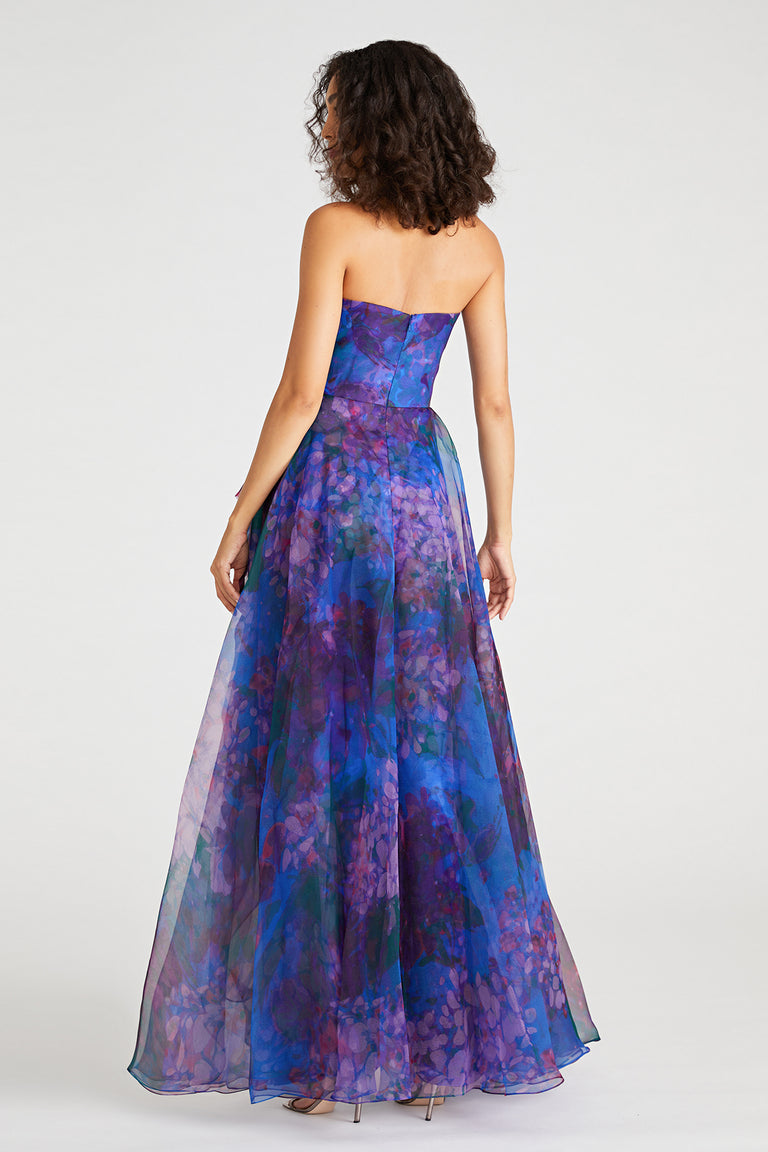 Dorian Strapless Gown – THEIA