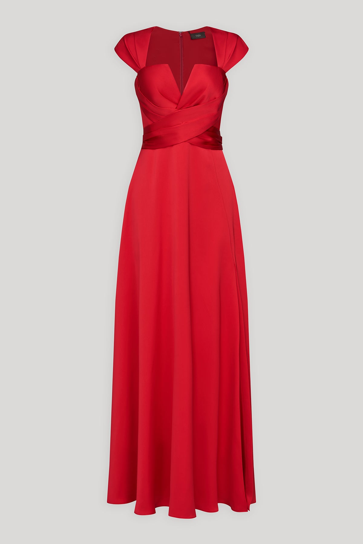 Calista Cap Sleeve Gown THEIA Calista Cap Sleeve Gown THEIA