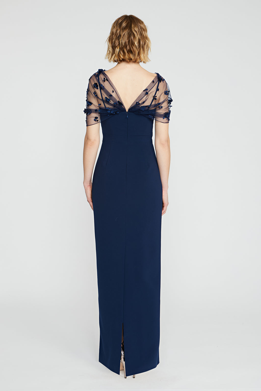 Sophia Beaded Shawl Gown – THEIA