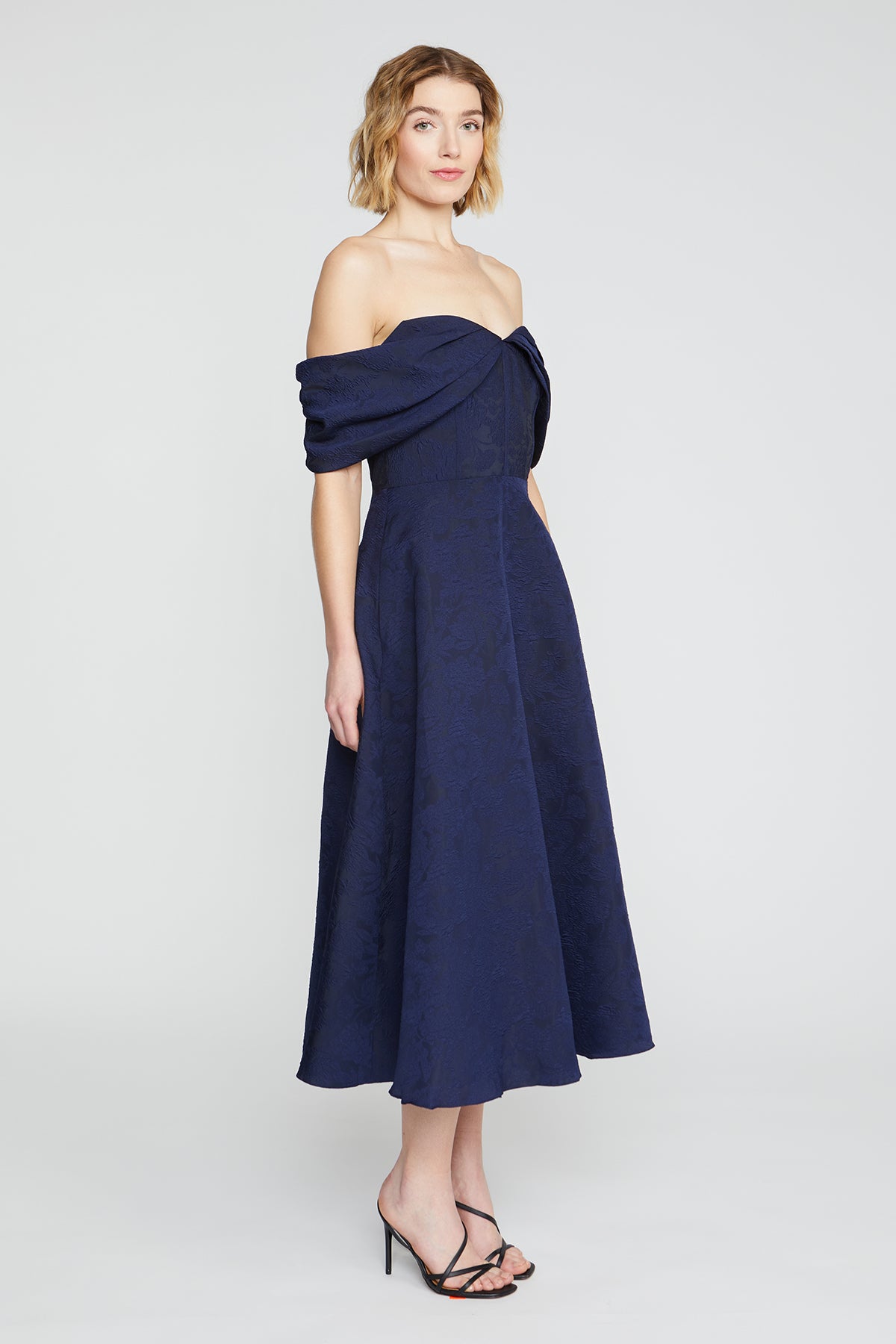Fiona Cloud Jacquard Dress