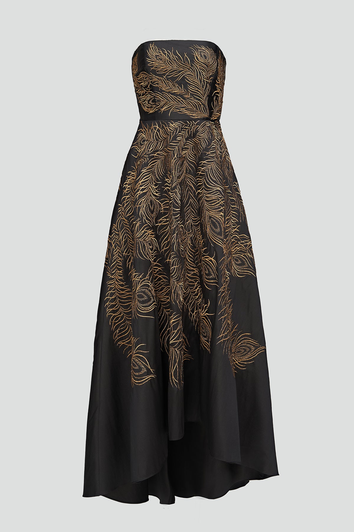 Erica Feather Embroidered Gown THEIA Erica Feather Embroidered Gown THEIA