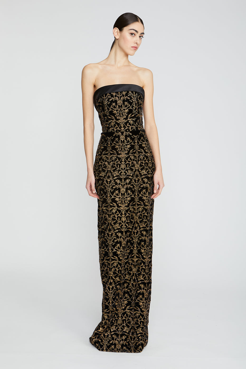 Wafa Column Gown