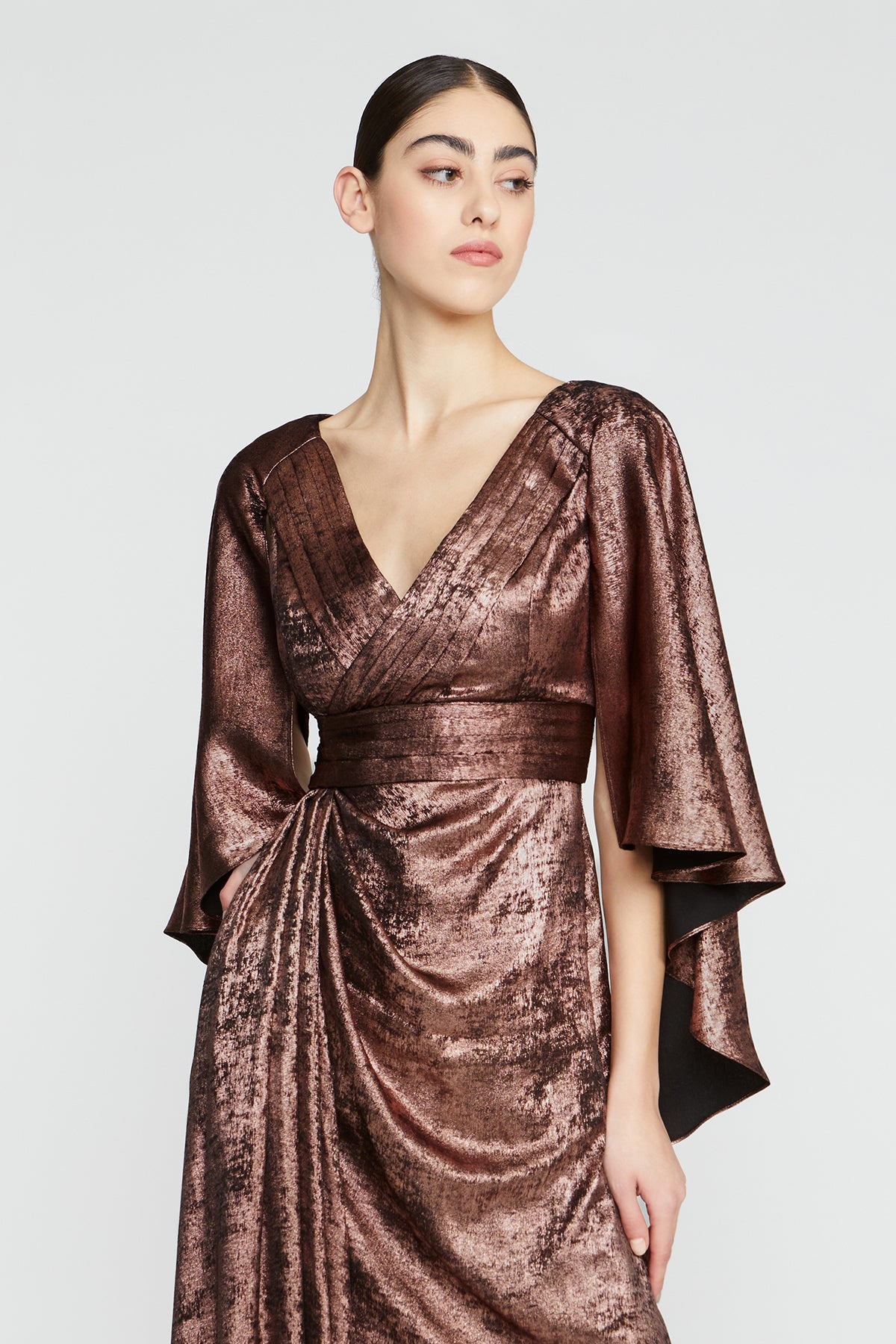 Nadine Asymmetric Gown 8 / Rose Gold Nadine Asymmetric Gown 8 / Rose Gold