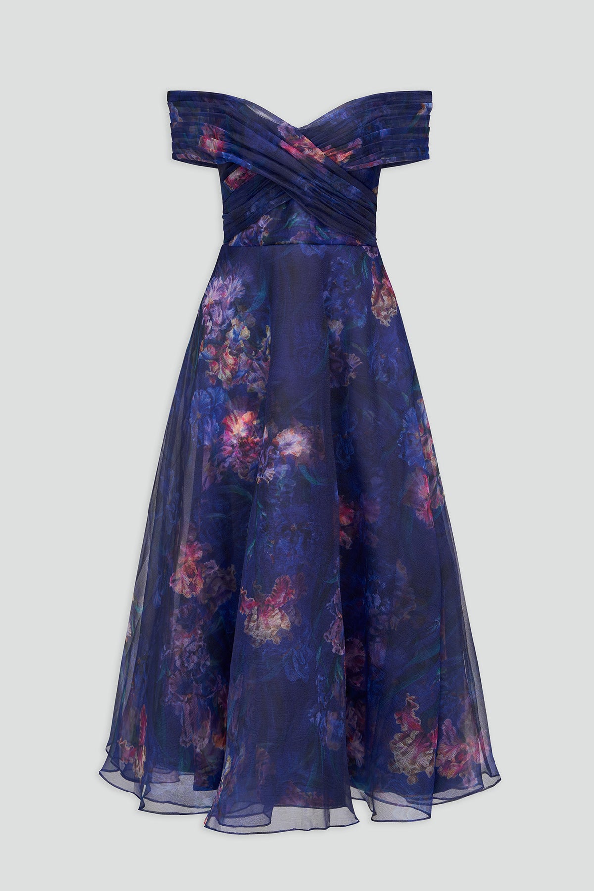 Desiree Off The Shoulder Dress 6 / Moonlit Iris Desiree Off The Shoulder Dress 6 / Moonlit Iris