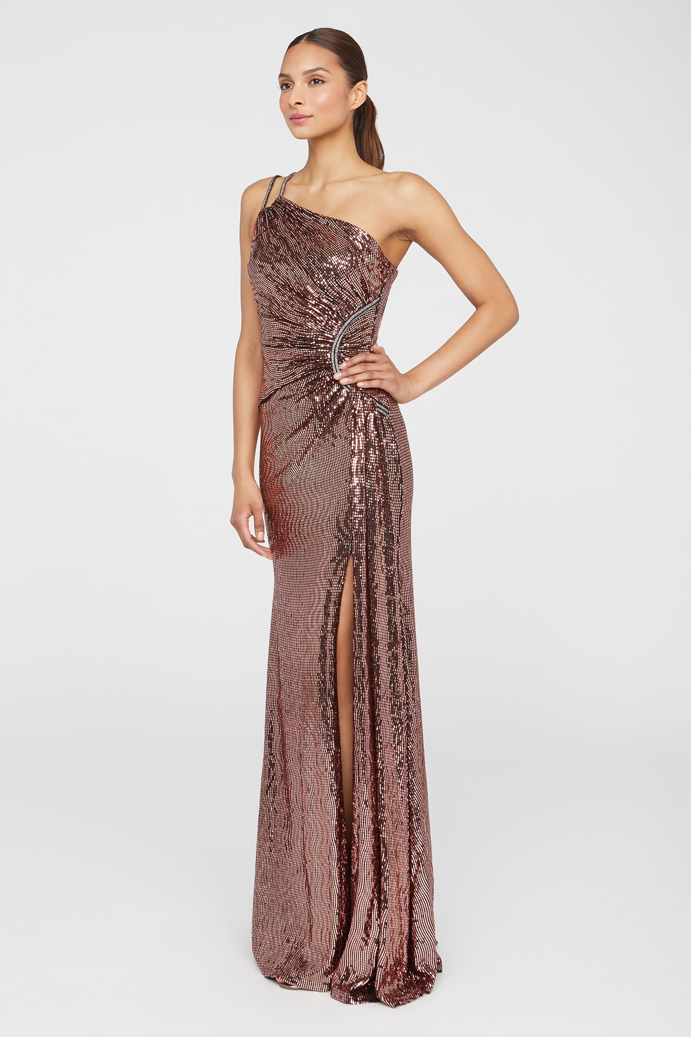 Roxanne One Shoulder Gown