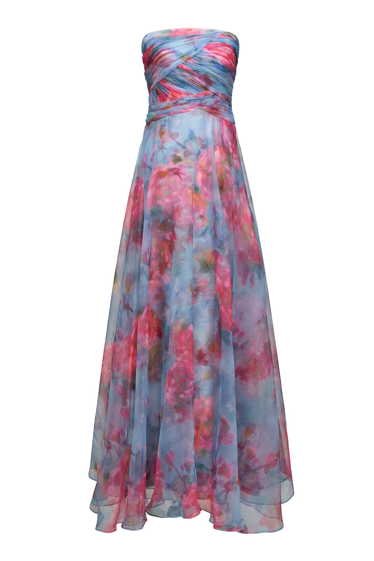 Strapless Organza Gown main image 1