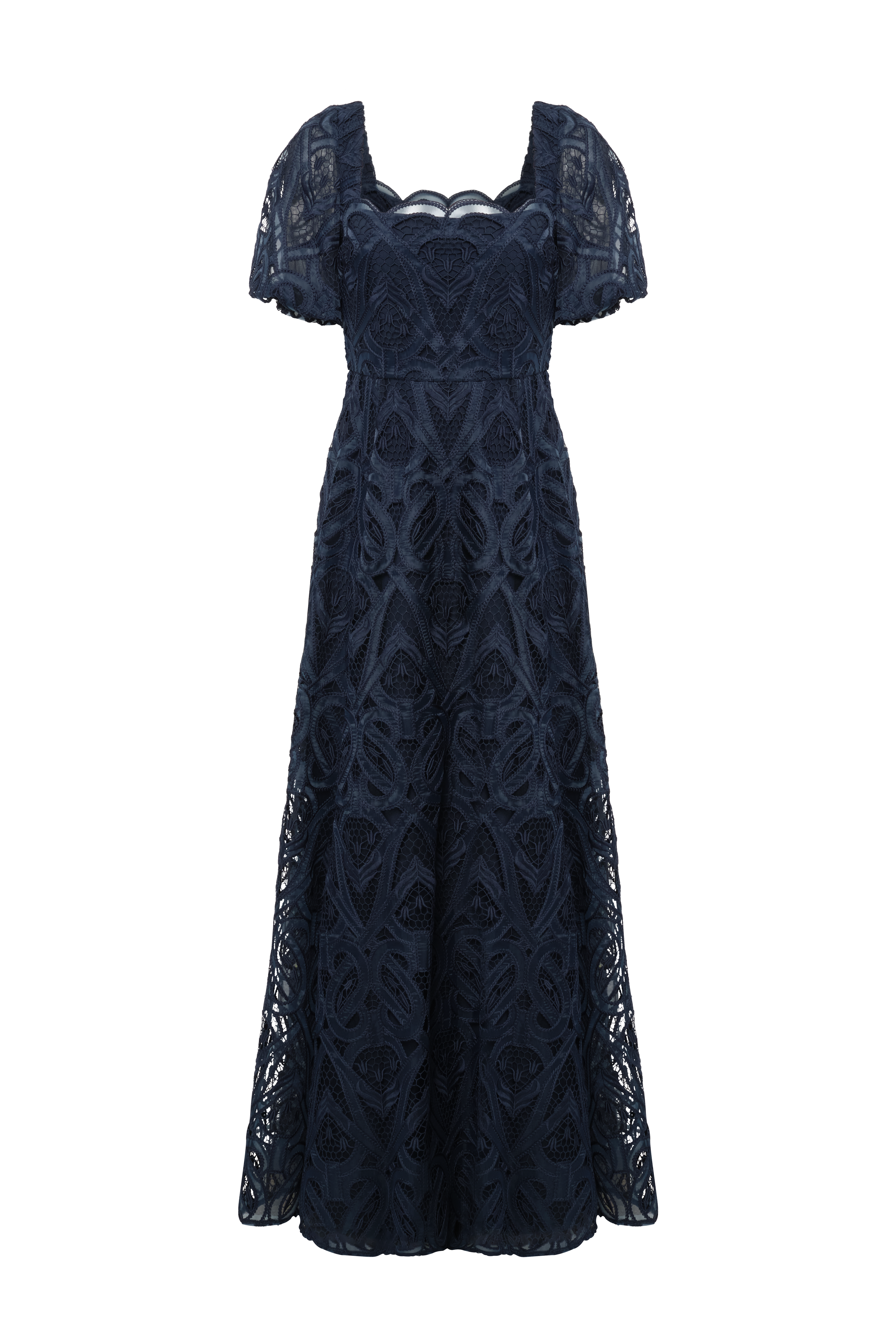 Dominique Puff Sleeves Gown