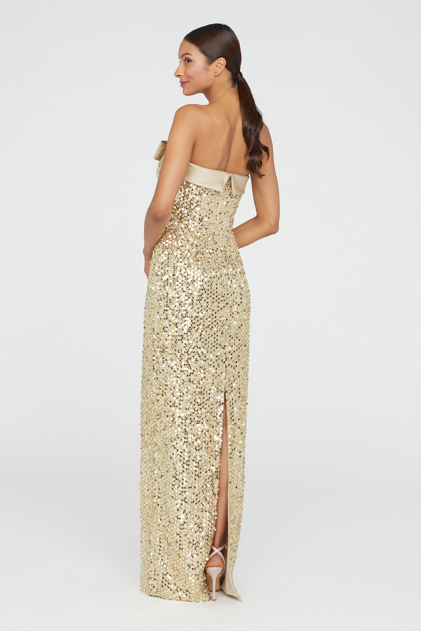 Lacie Sequin Column Gown