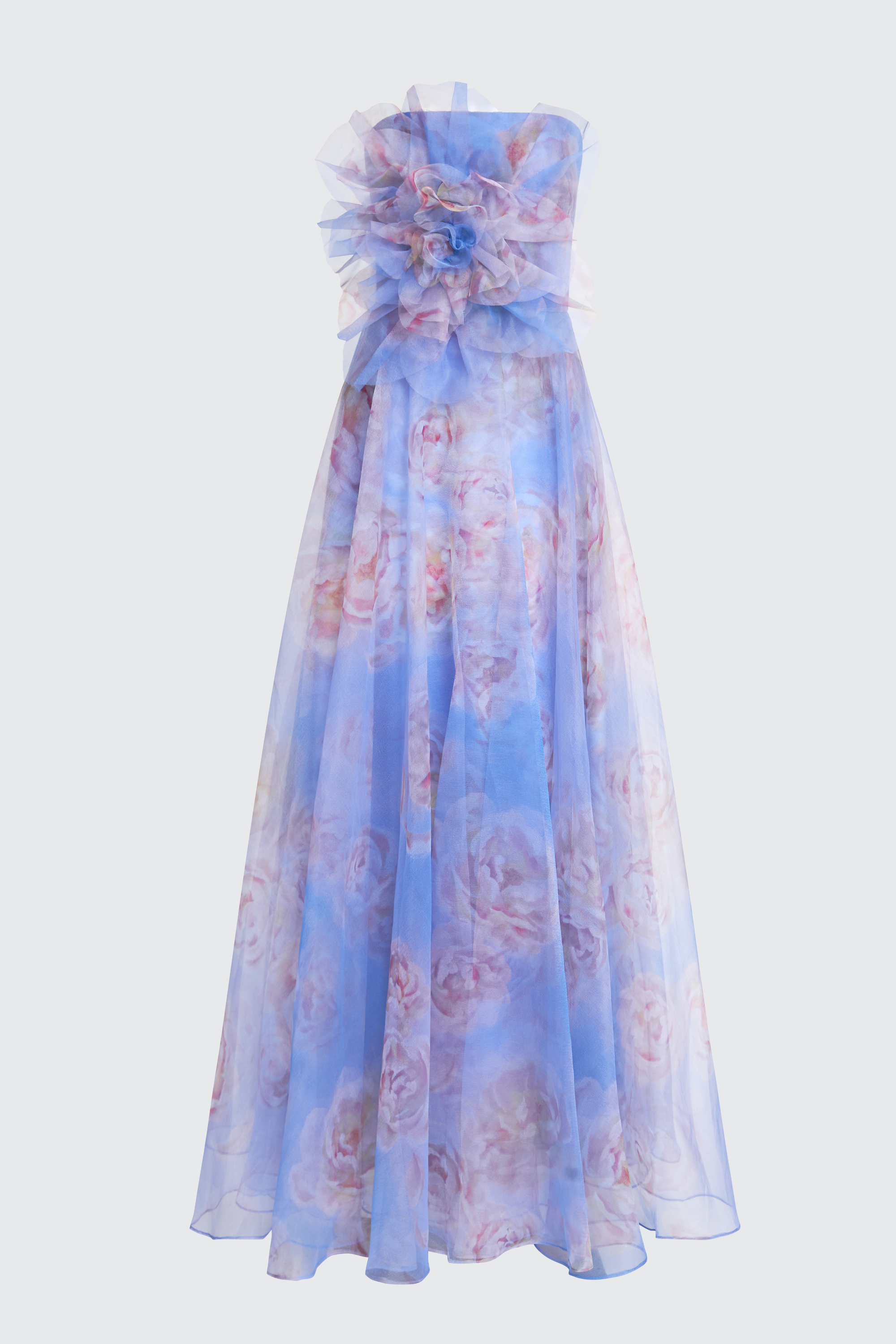 Kimberly Straples Organza Gown