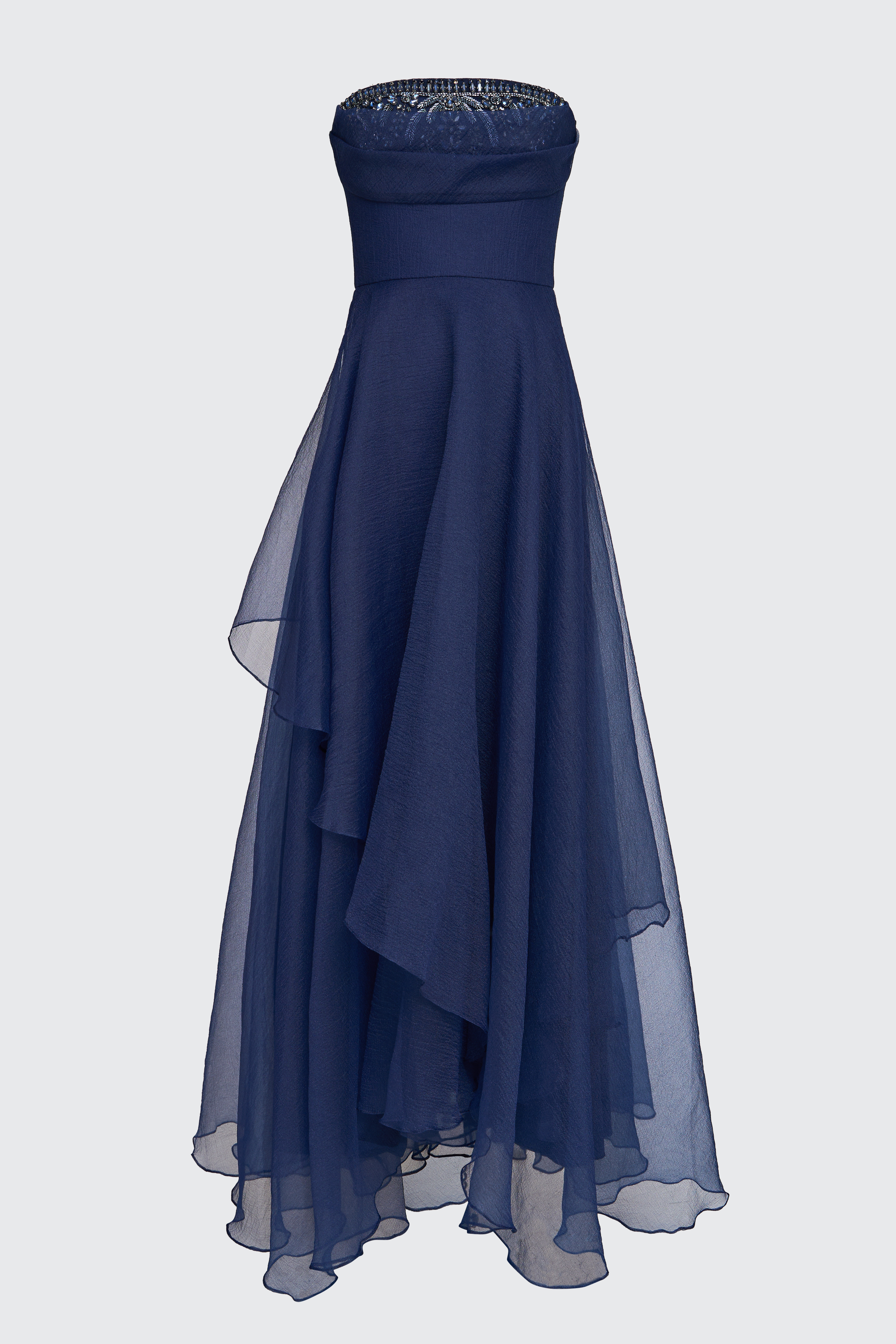 strapless open back dress Beaux Organza Dress – SIMKHAI