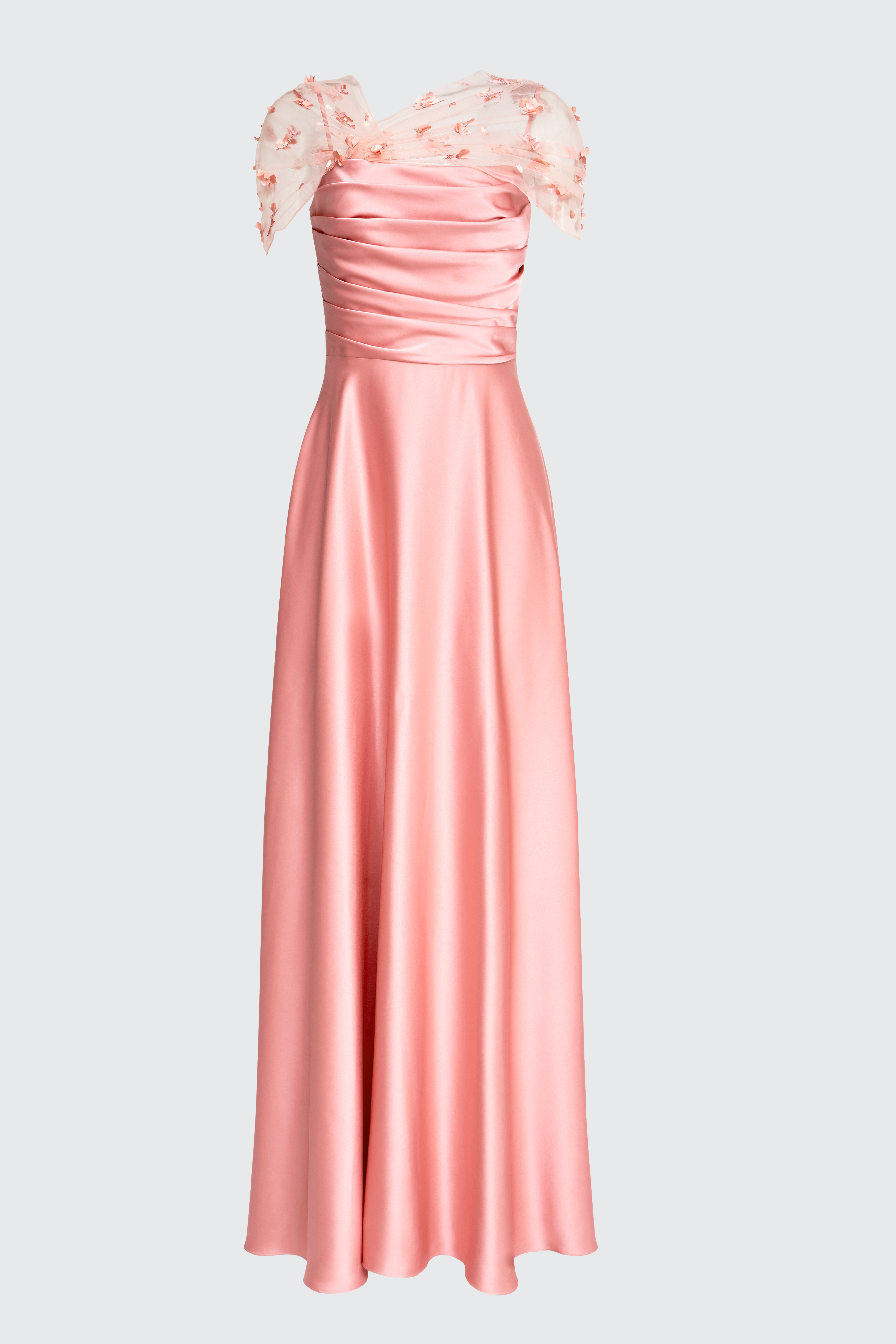 Luella Shawl Draped Gown