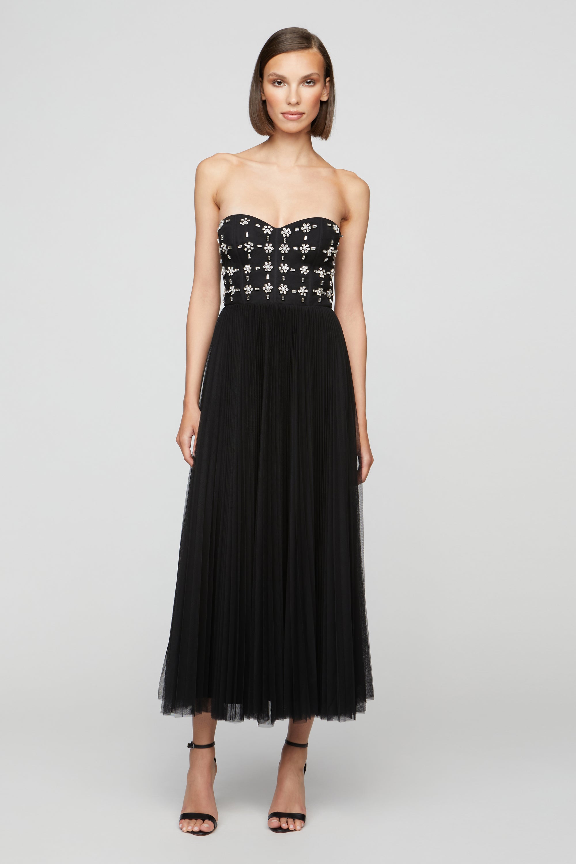 Alesia Strapless Midi Dress