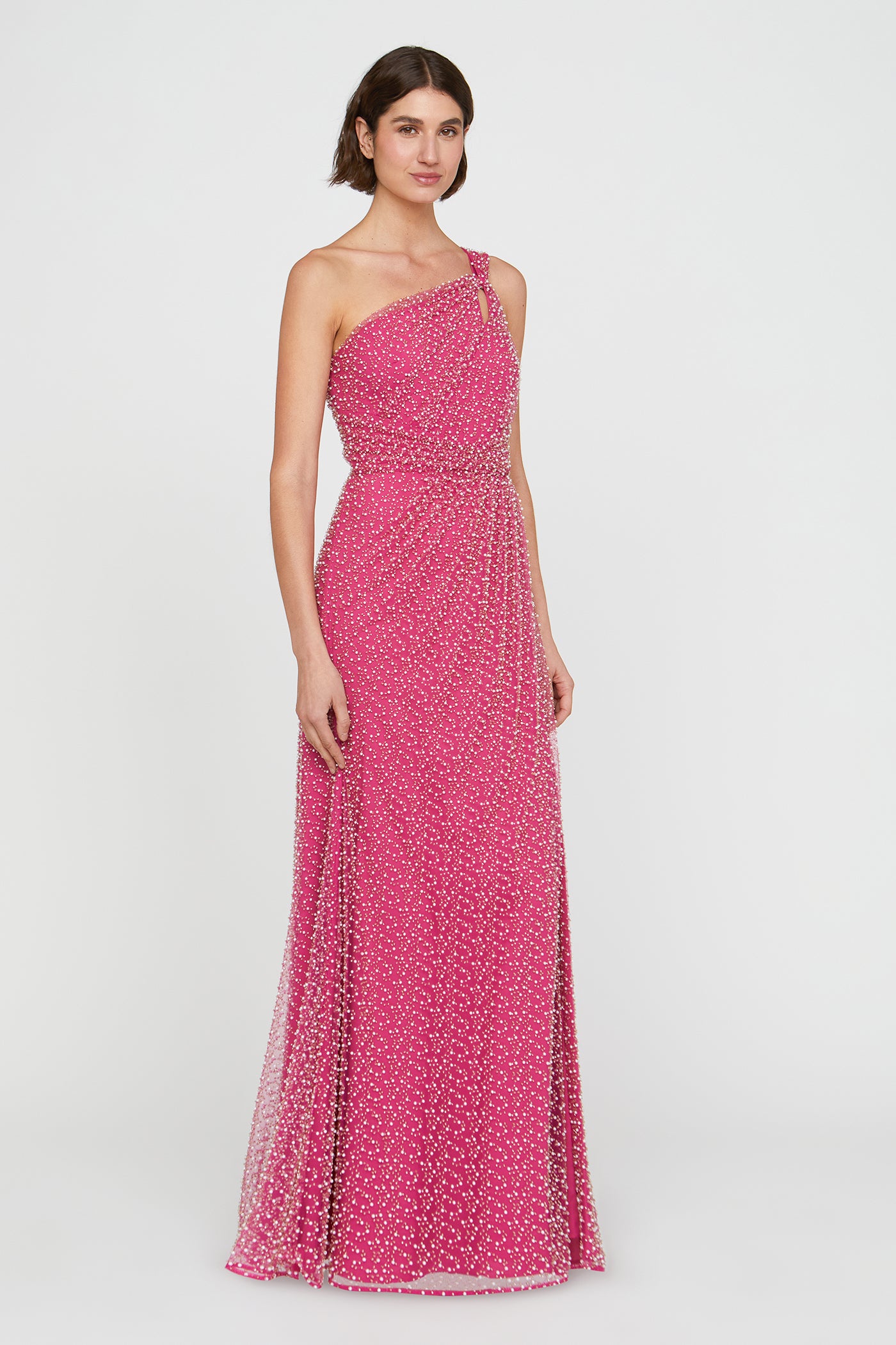 Amber Twist A Line Gown