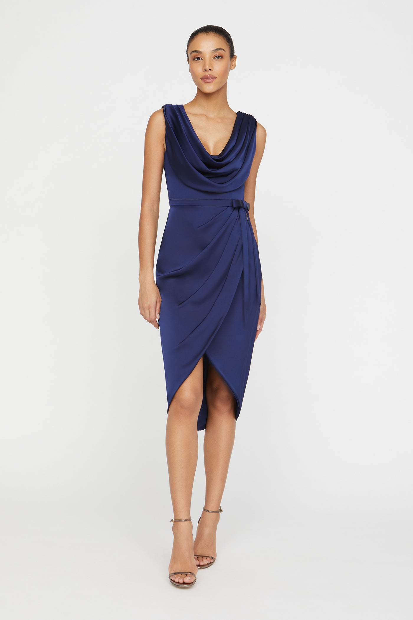 Stephanie Wrap Dress 16 / Nautical Navy