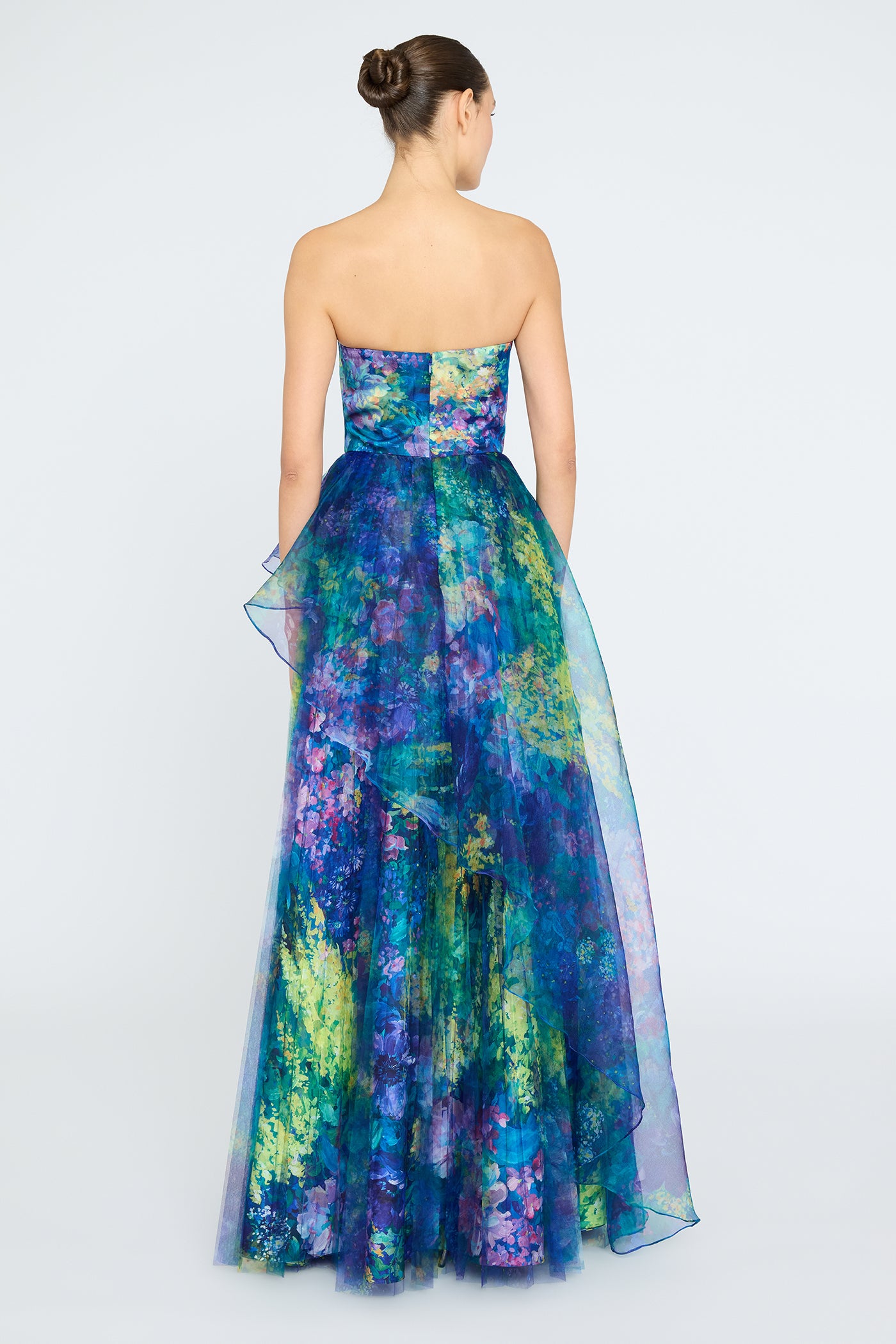tania floral organza dress Tanya Organza A Line Gown 10 / Petite Primrose