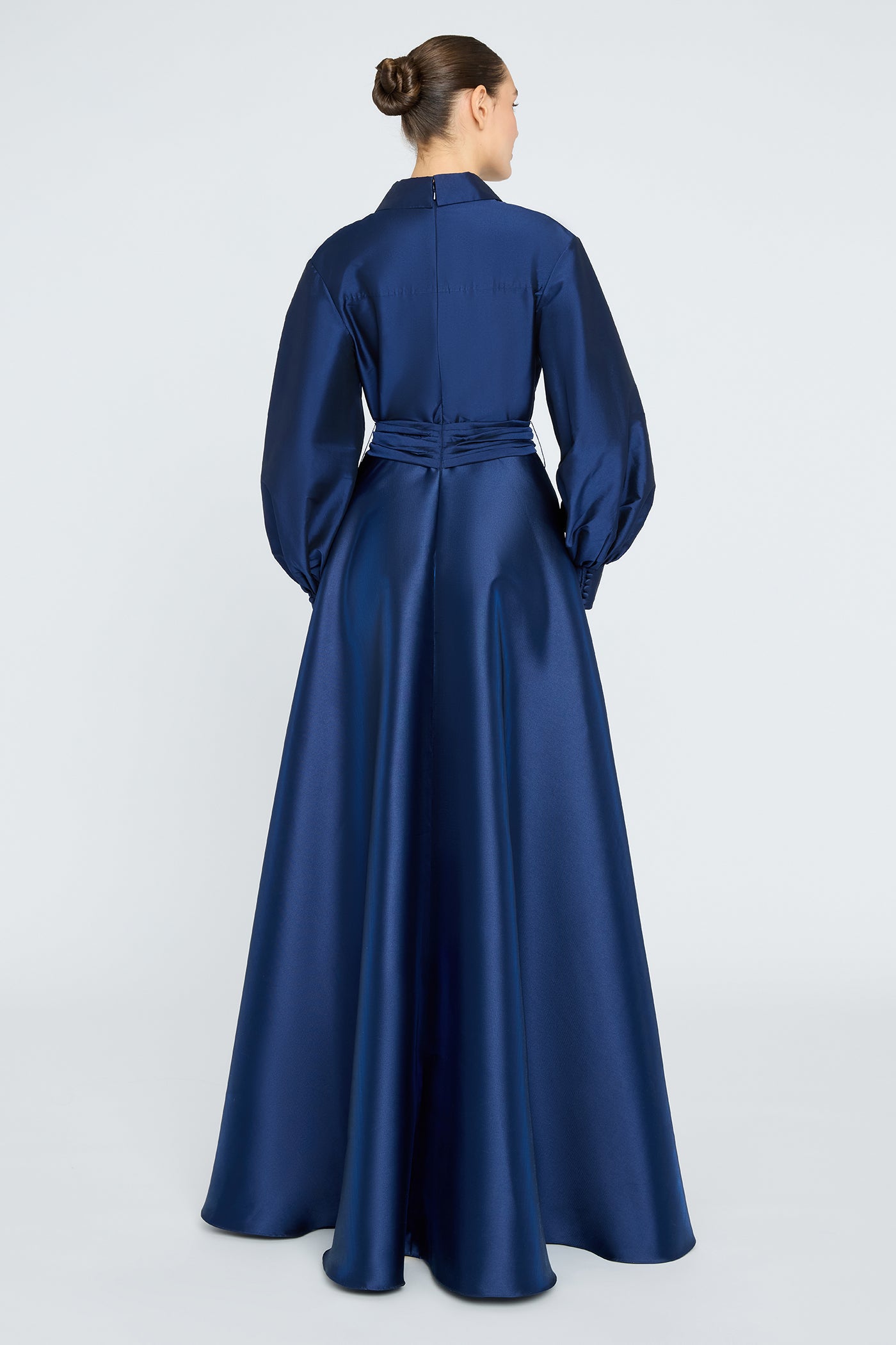 Frieda Shirtdress Gown THEIA Frieda Shirtdress Gown THEIA