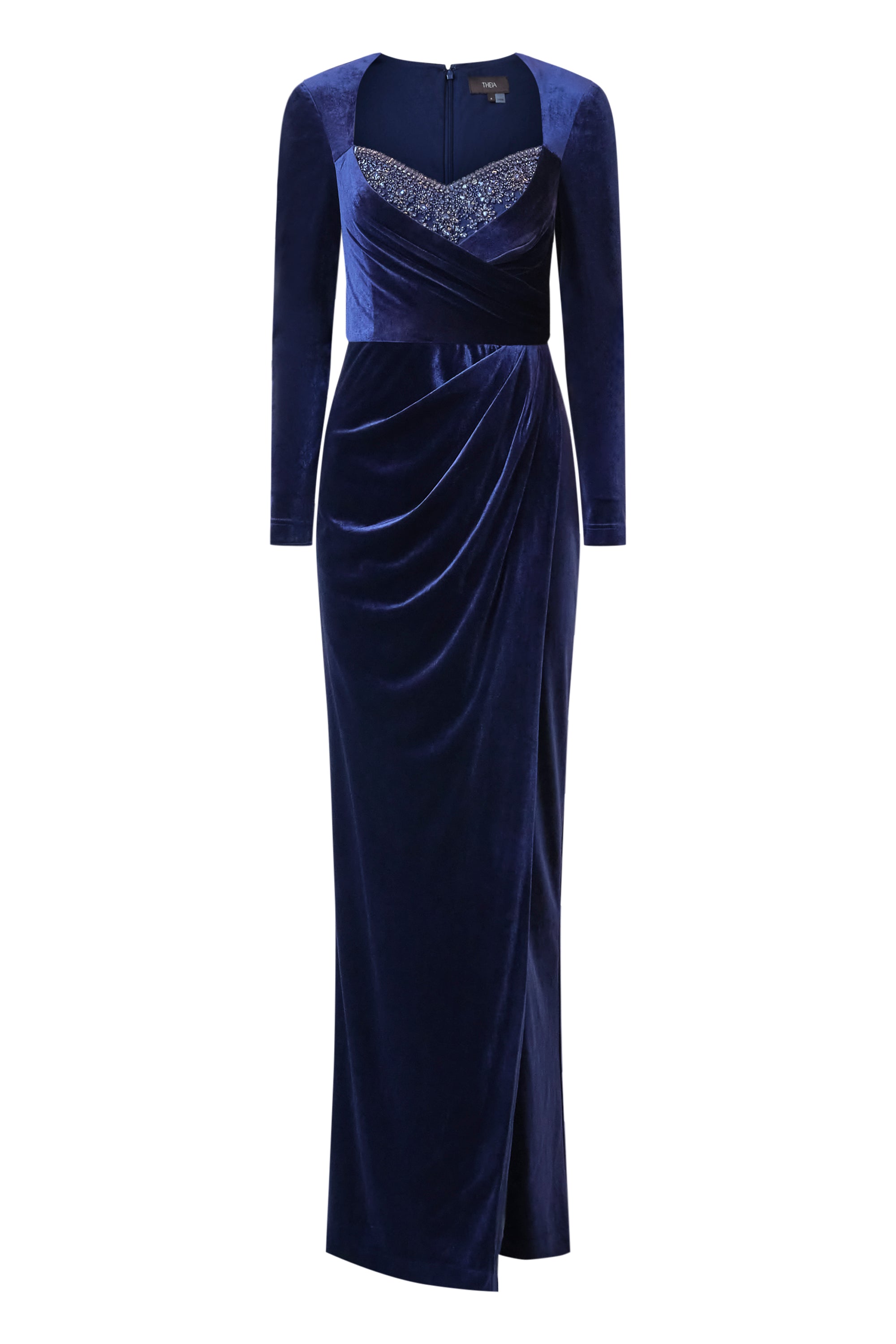 Emerson Long Sleeve Gown THEIA Emerson Long Sleeve Gown THEIA