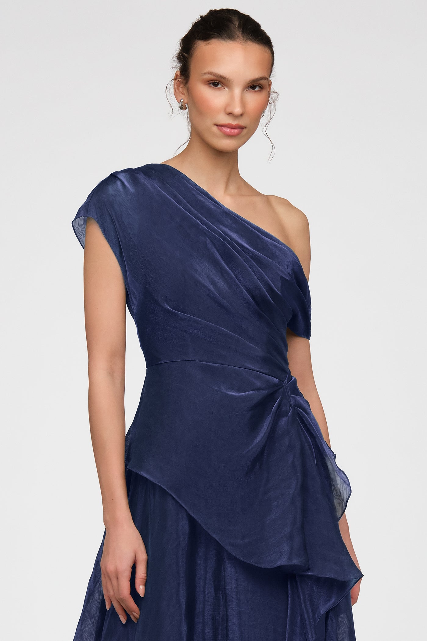Avalina Organza Lame Gown