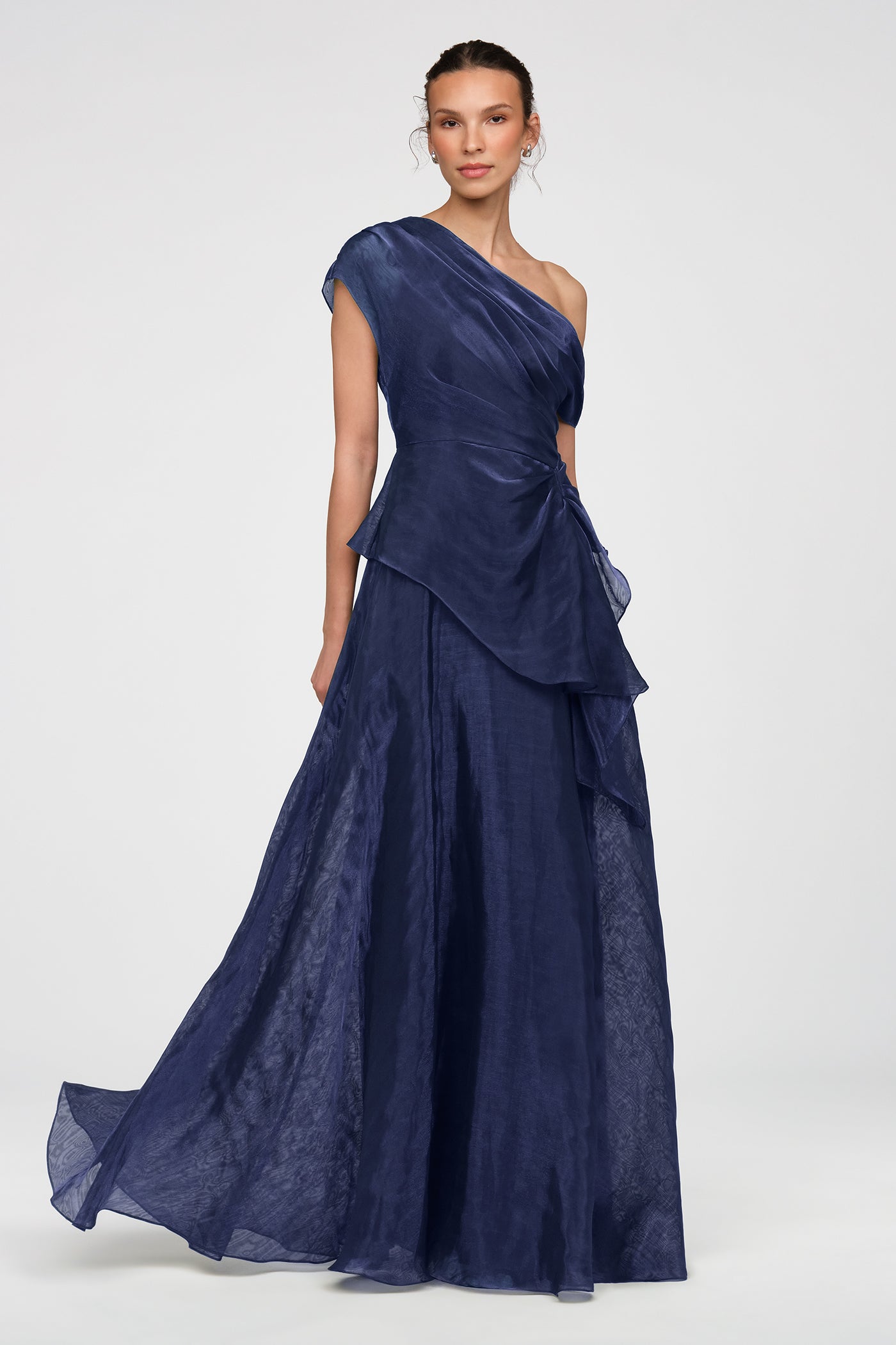 Avalina Organza Lame Gown