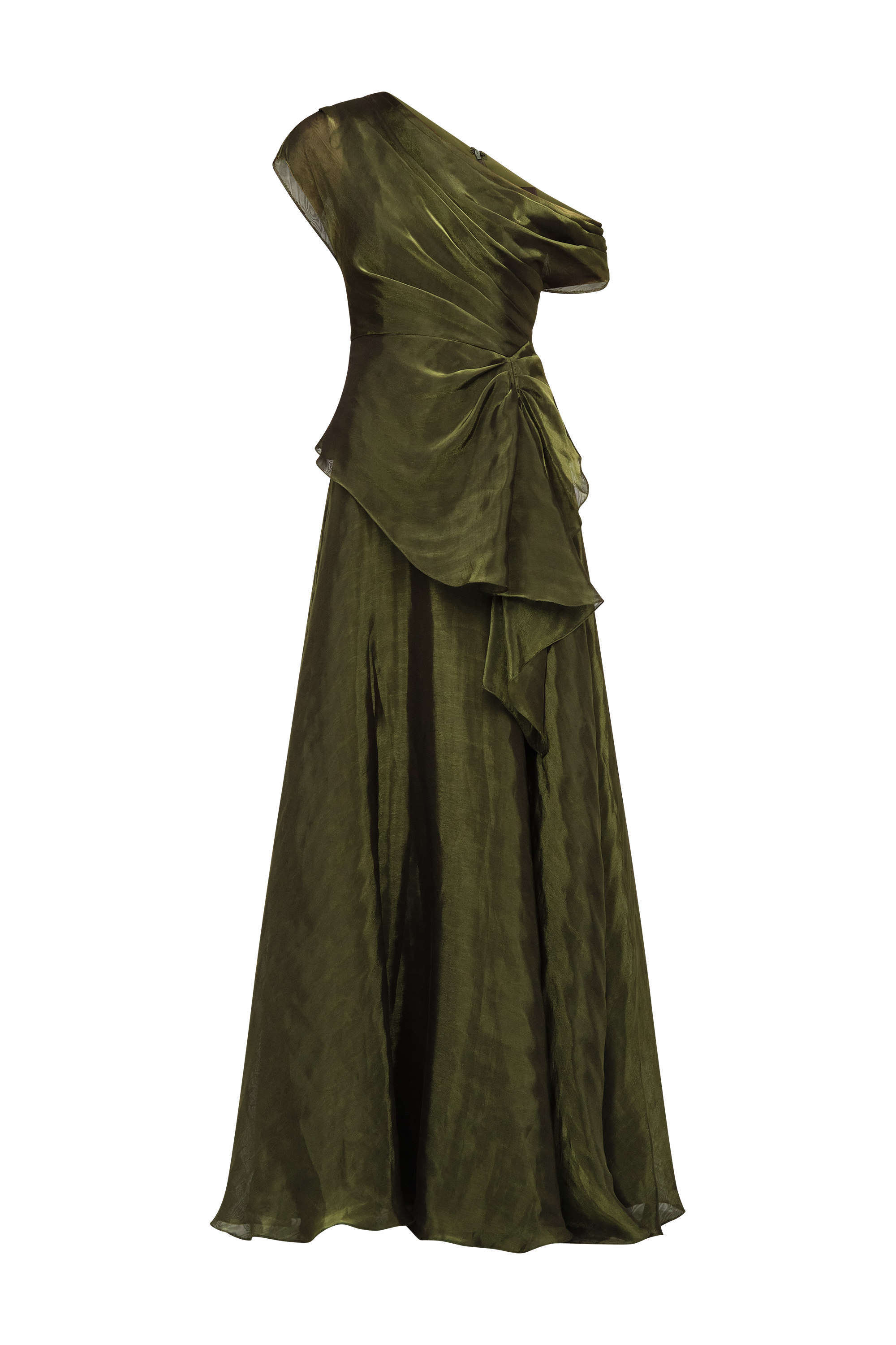 Avalina Organza Lame Gown