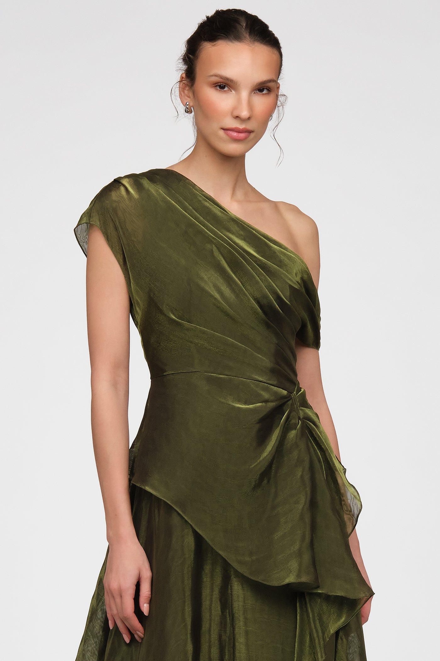 Avalina Organza Lame Gown