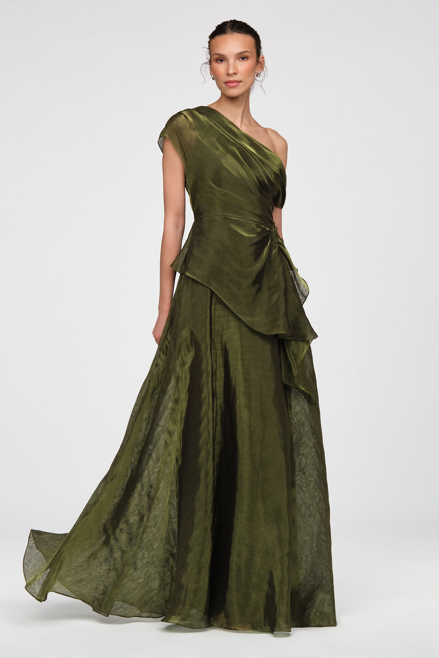 Avalina Organza Lame Gown