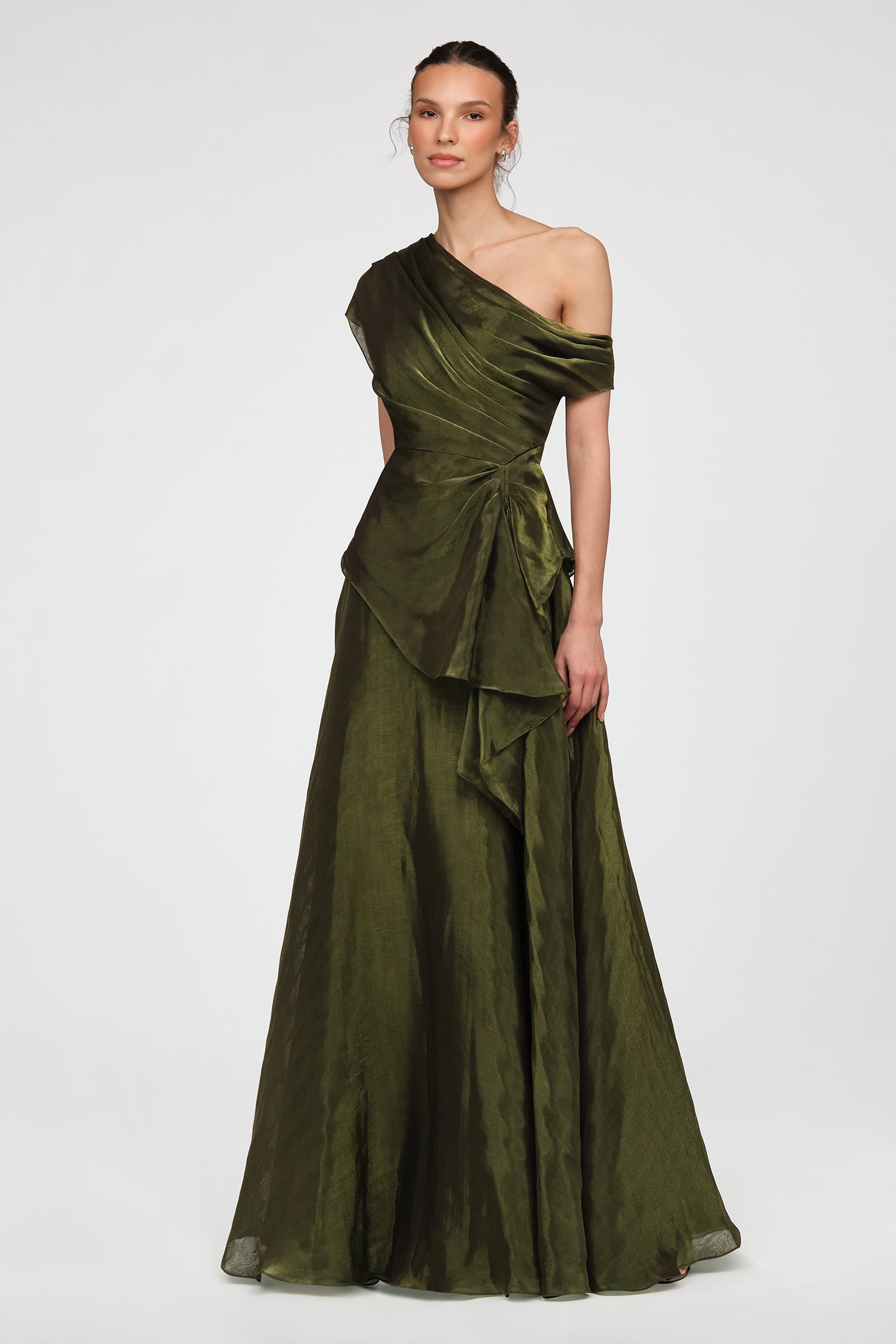 Avalina Organza Lame Gown