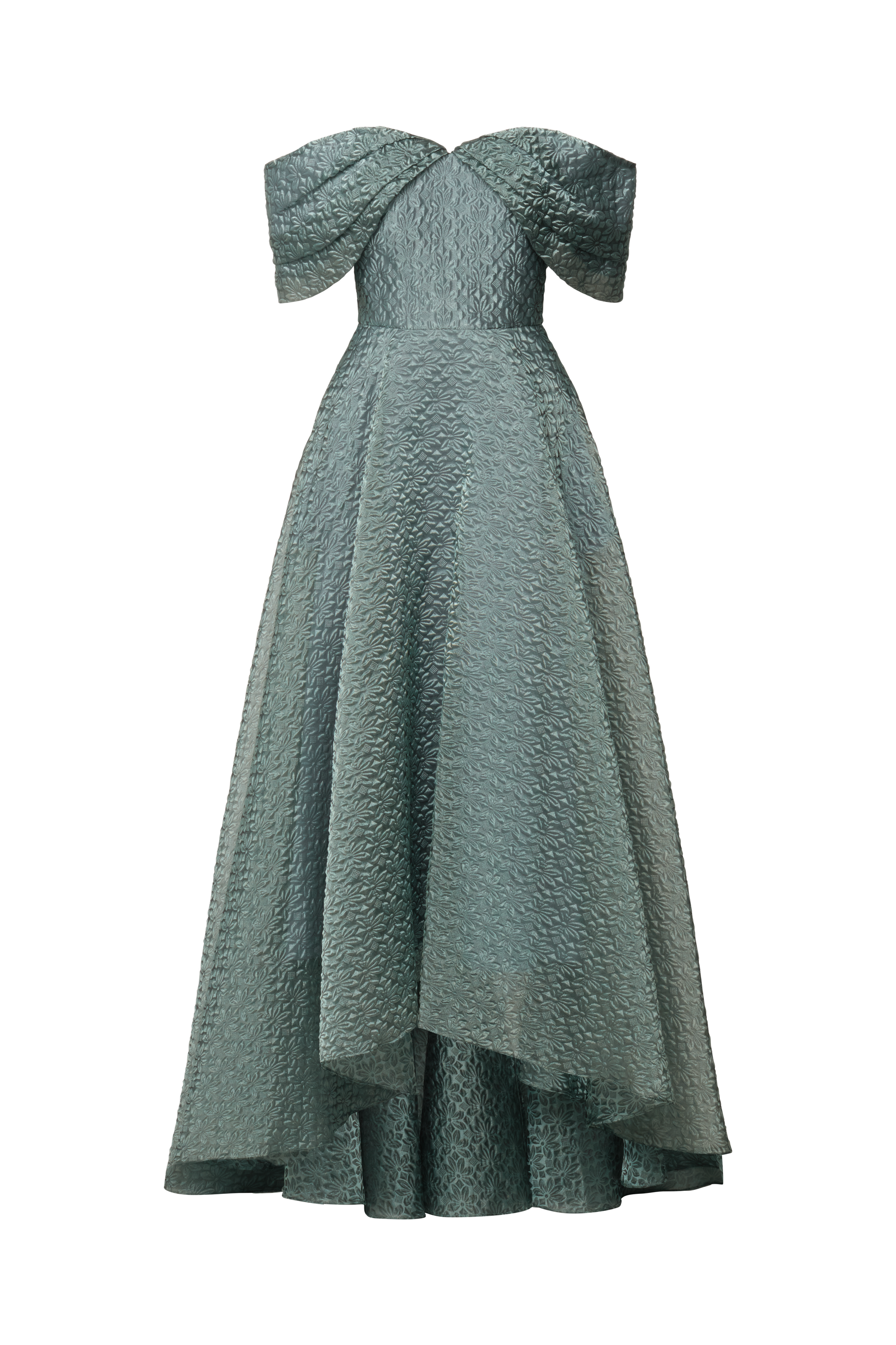 high low grey dress Modest Grey High Low Homecoming Party Dress With Appliques Half Sleeves