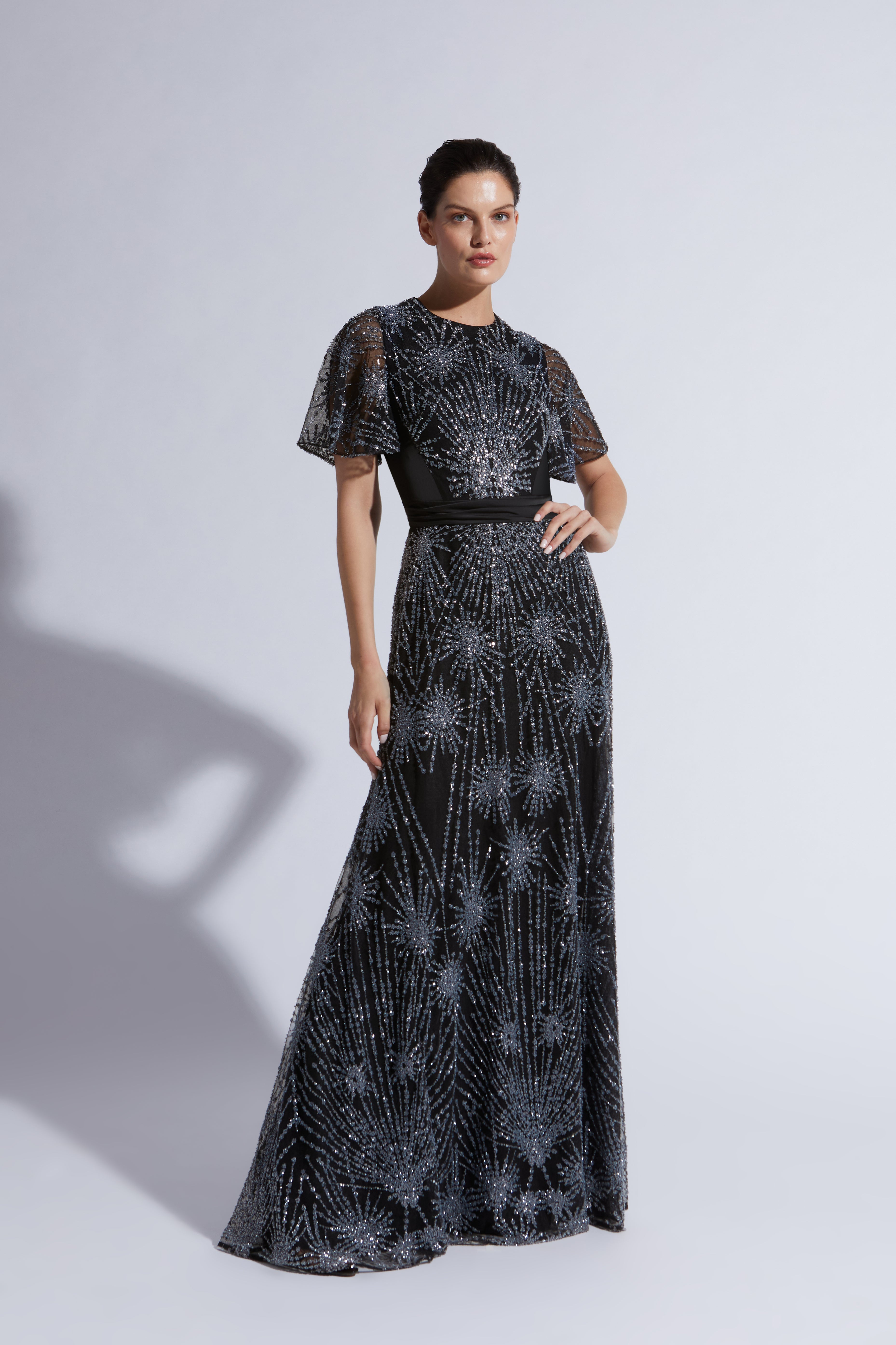 Lavina Beaded Gown