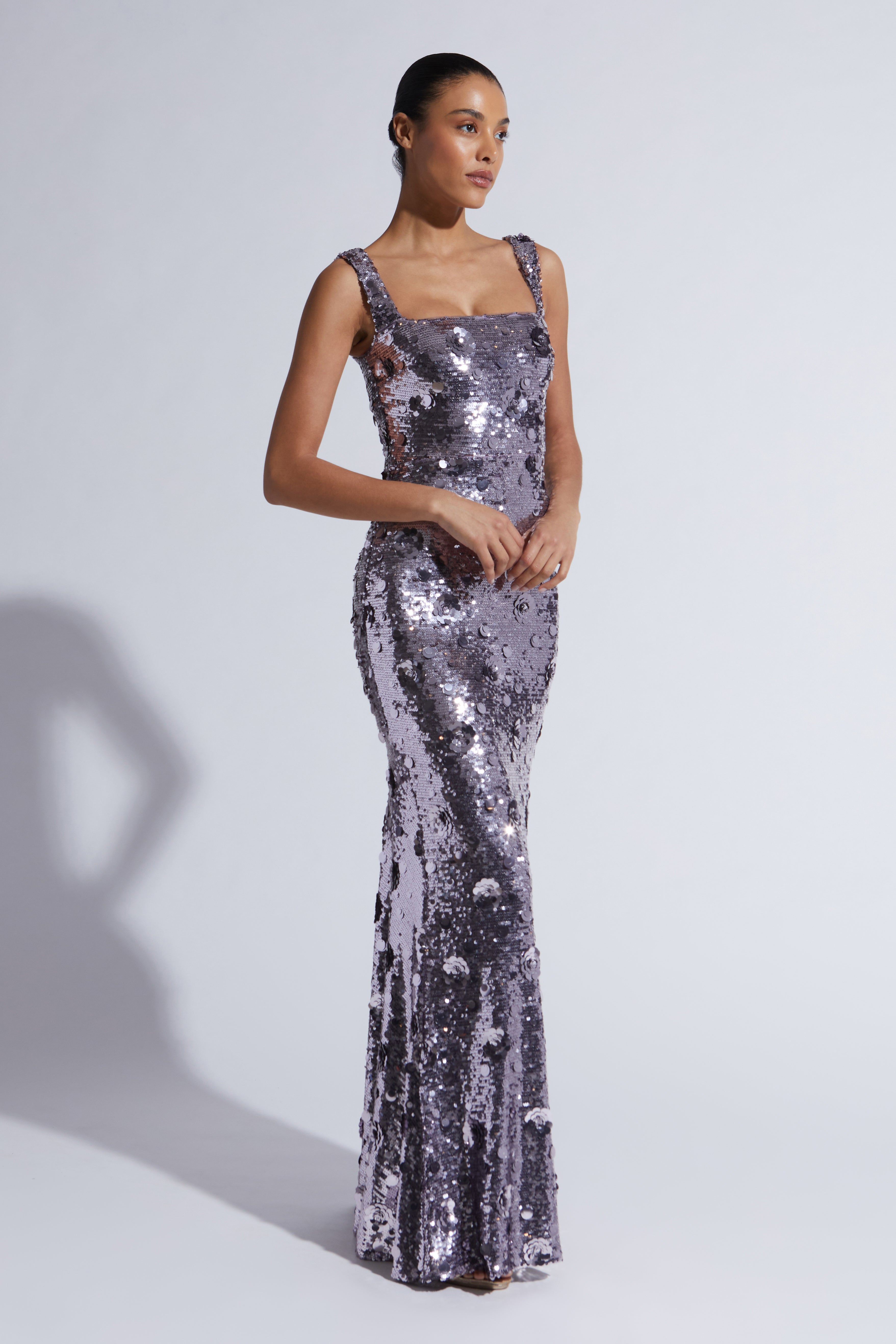 Serafina Sequin Gown