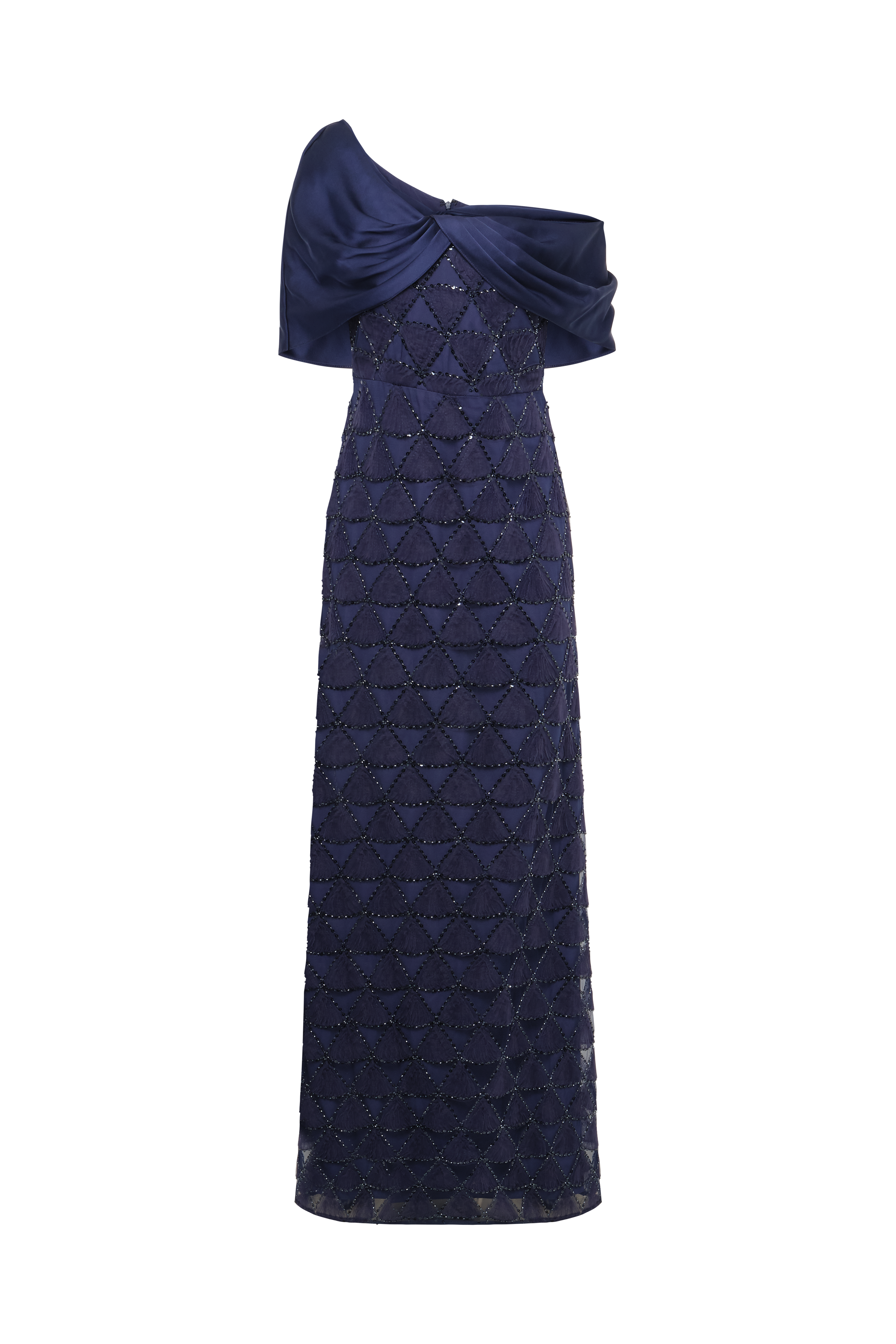 Anabella Textured Tulle Gown