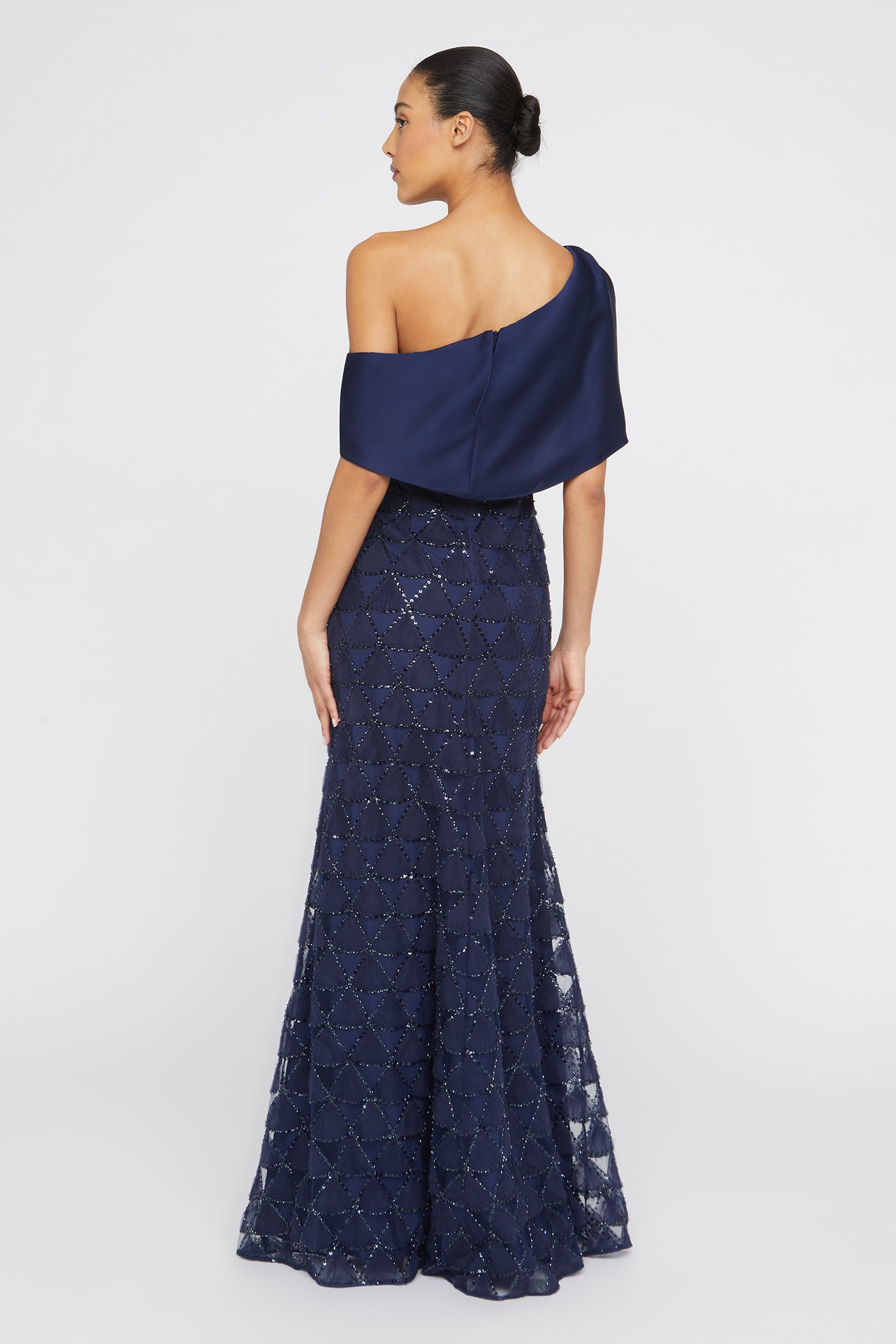 Anabella Textured Tulle Gown