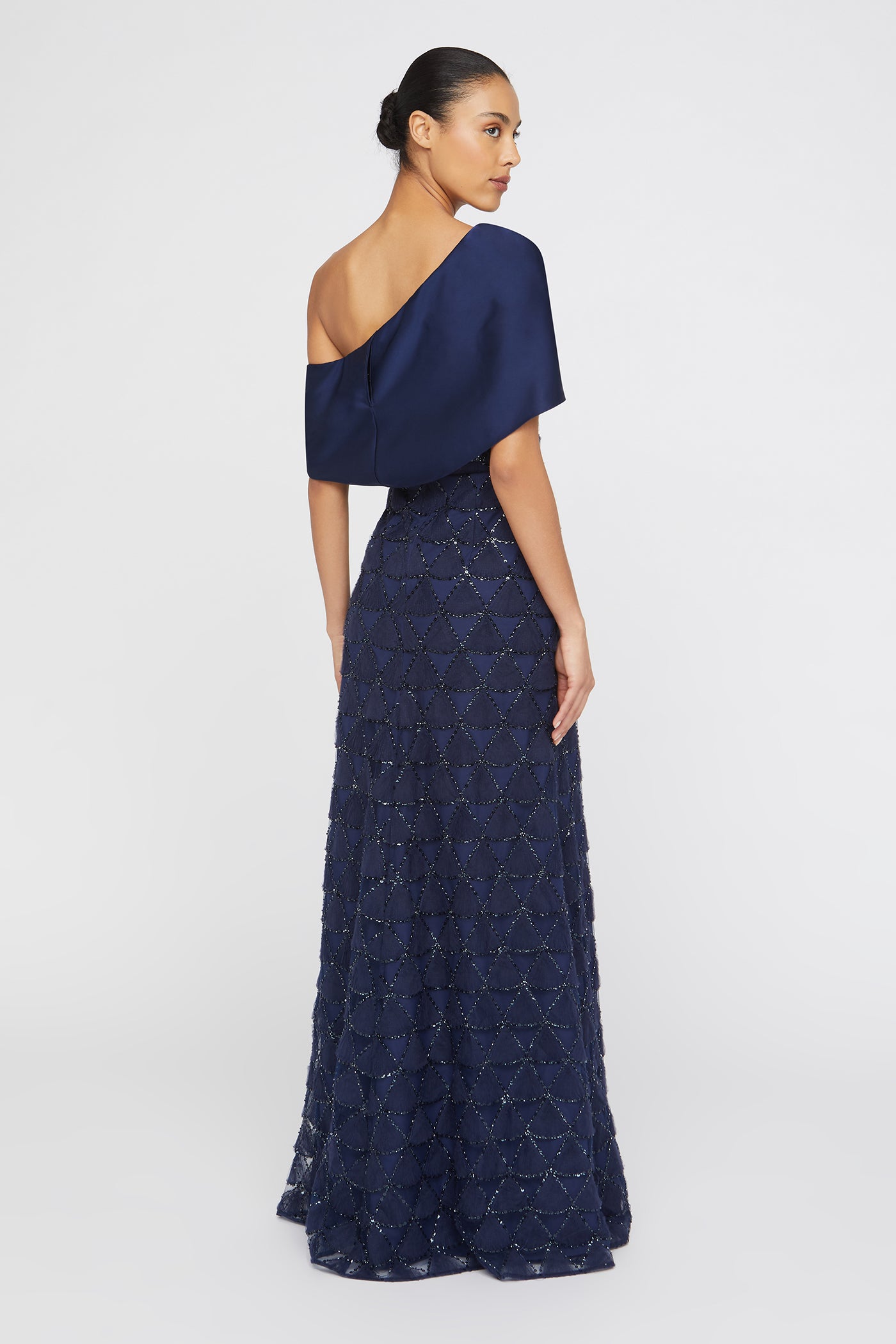 Anabella Textured Tulle Gown