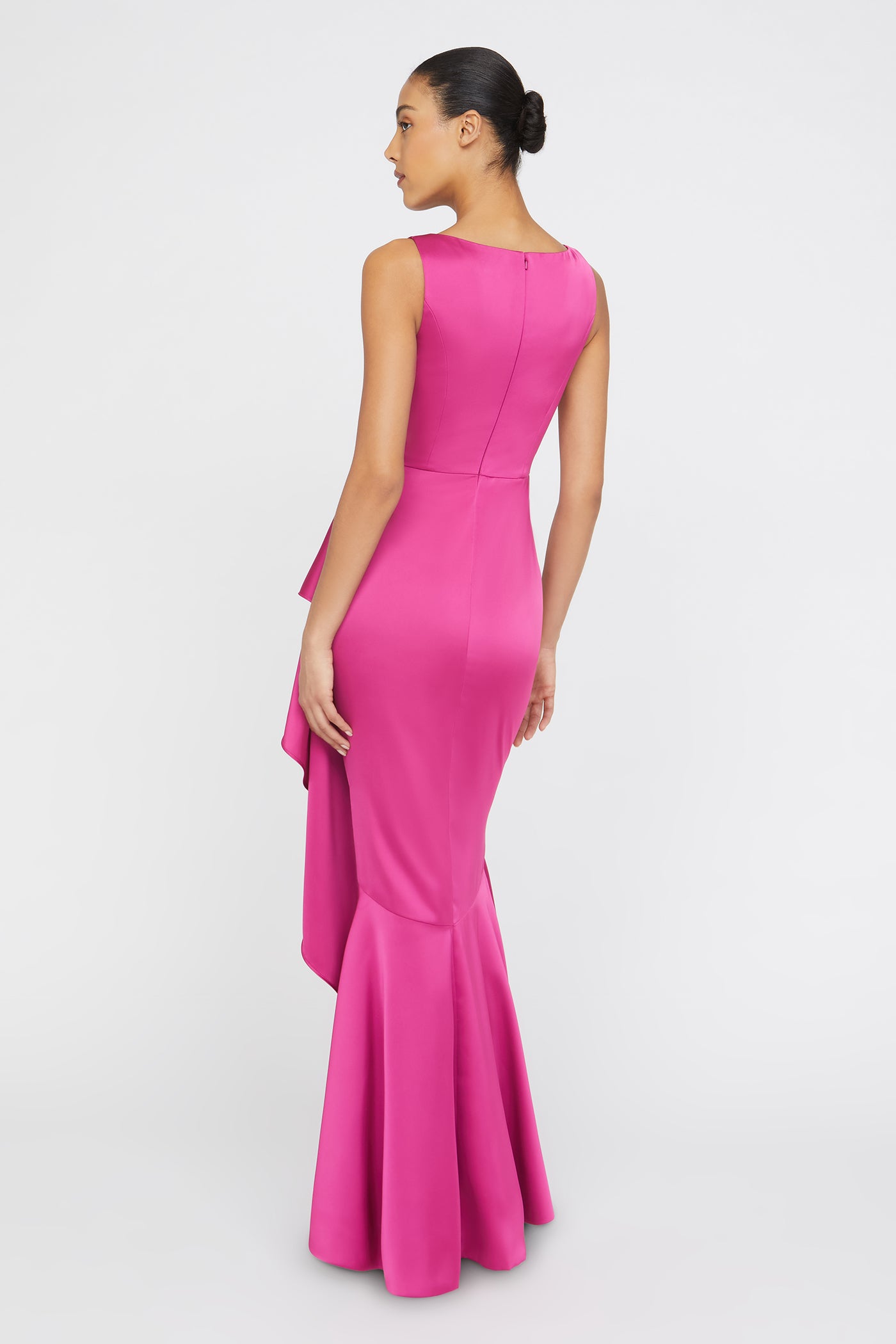 Harper Draped Wrap Gown